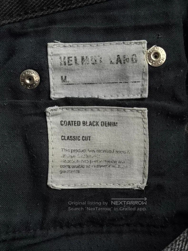 Helmut Lang Helmut Lang Waxed Black Denim Pants Size US 28 / EU 44 - 7 Thumbnail