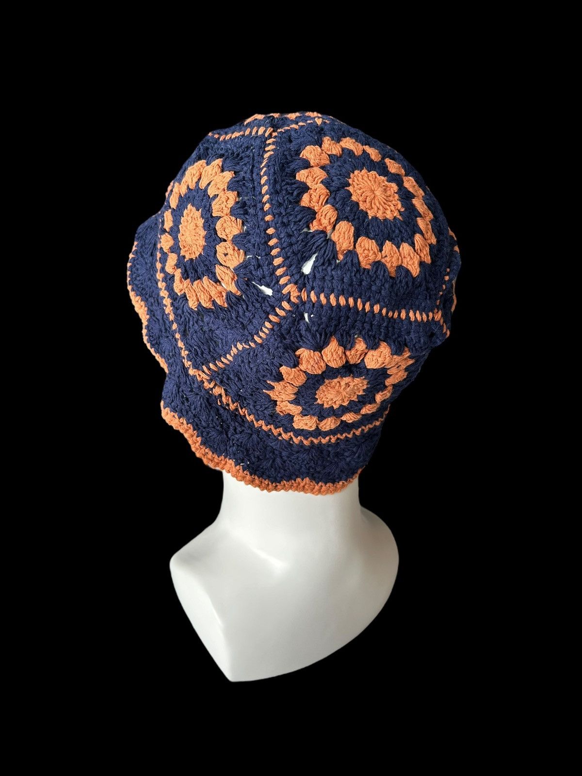 Japanese Brand × Kapital × Vintage Crochet Knitted Handmade Bucket Hats ☠️☠️ Size ONE SIZE - 2 Thumbnail