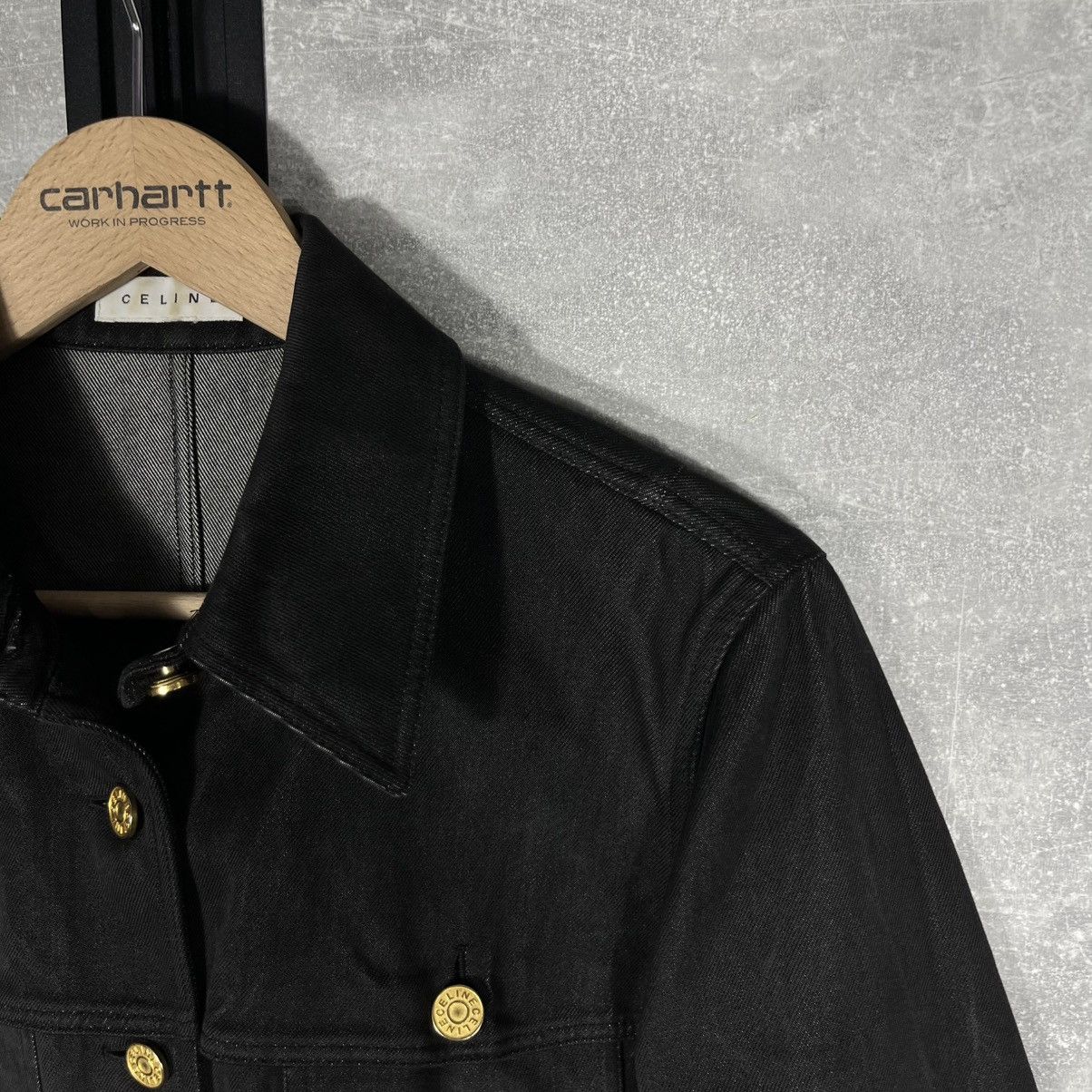 Celine CELINE PARIS PHOEBE PHILO SILK COTTON DENIM TRUCKER JACKET Size US S / EU 44-46 / 1 - 8 Thumbnail