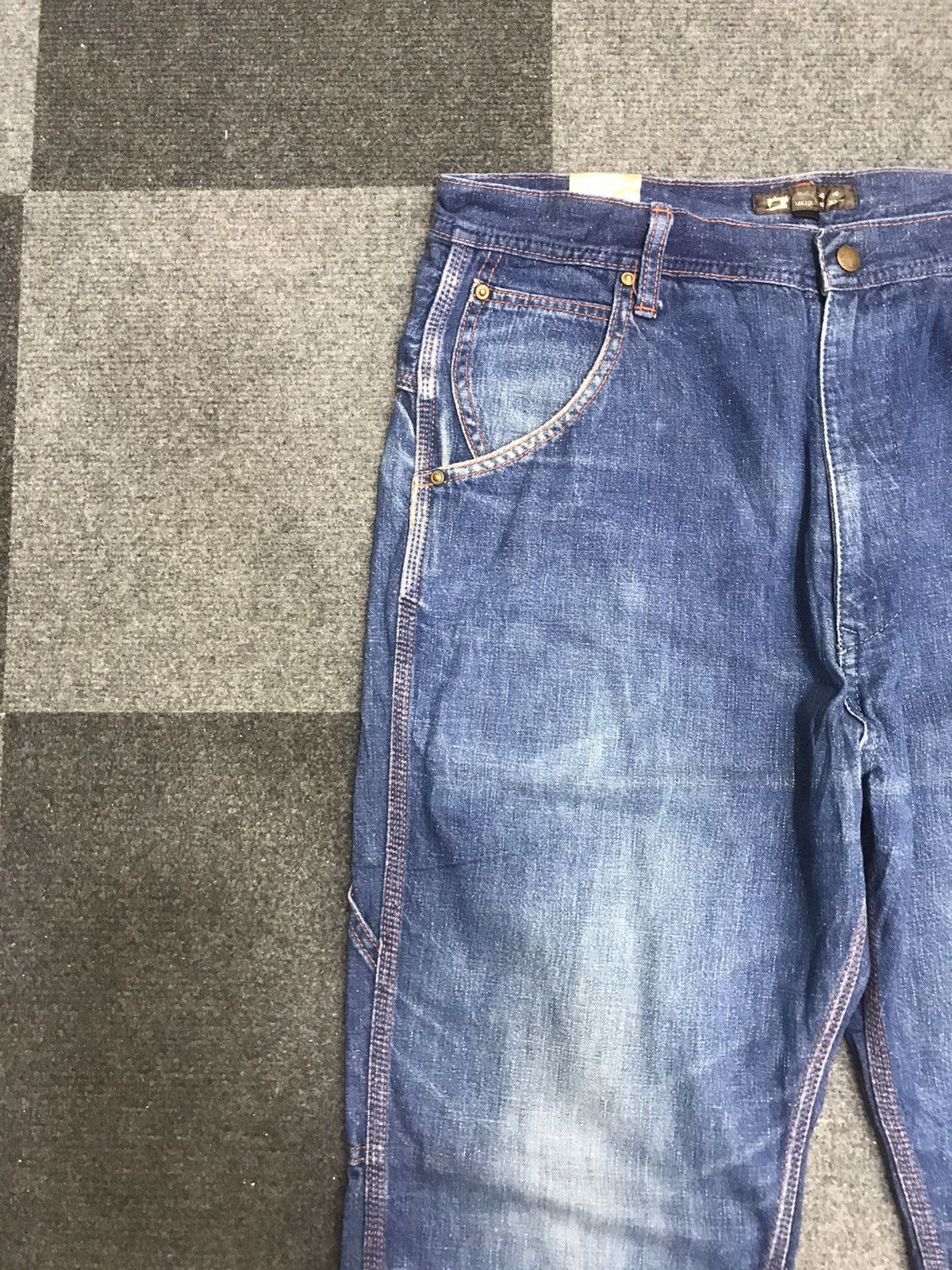 Designer × Japanese Brand mcapache Japan Light Carpenter Jeans Size US 33 - 3 Thumbnail