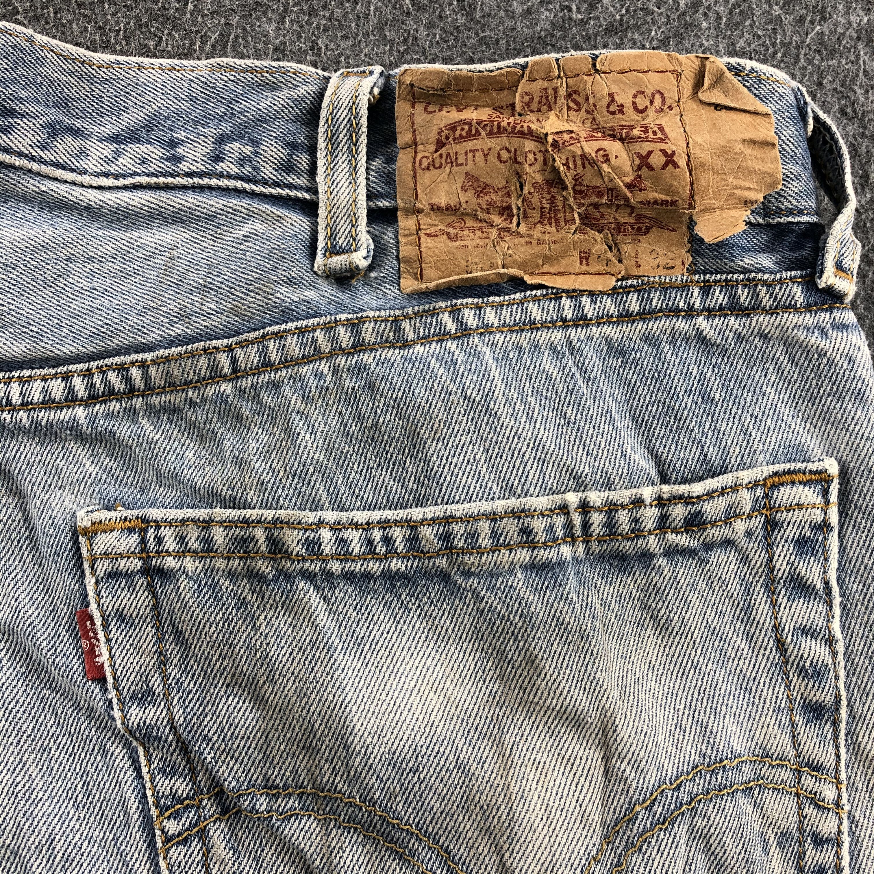 Levi's Vintage Distress Levis 501 Jeans-J1124 Size US 41 - 5 Thumbnail