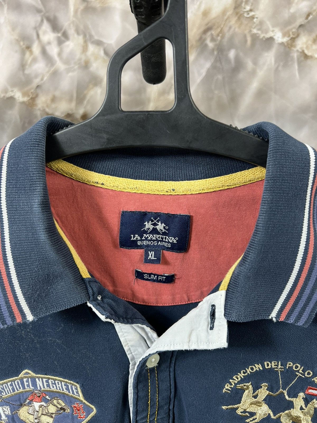 Vintage Vintage La Martina 3 Y2k Polo Tee Size US XL / EU 56 / 4 - 5 Thumbnail