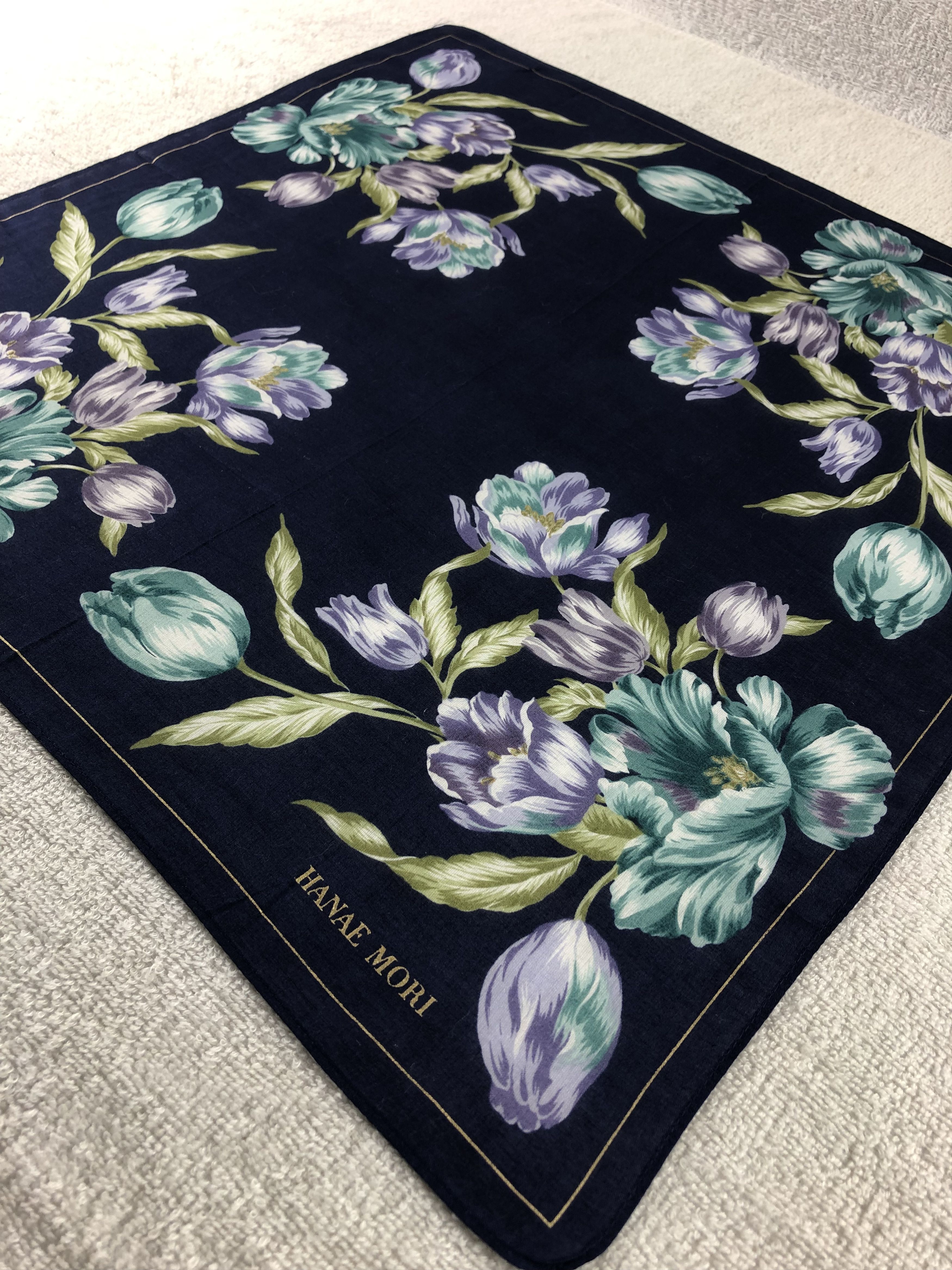Hanae Mori × Japanese Brand × Vintage Hanae Mori Handkerchief / Bandana / Neckerchief Size ONE SIZE - 4 Thumbnail