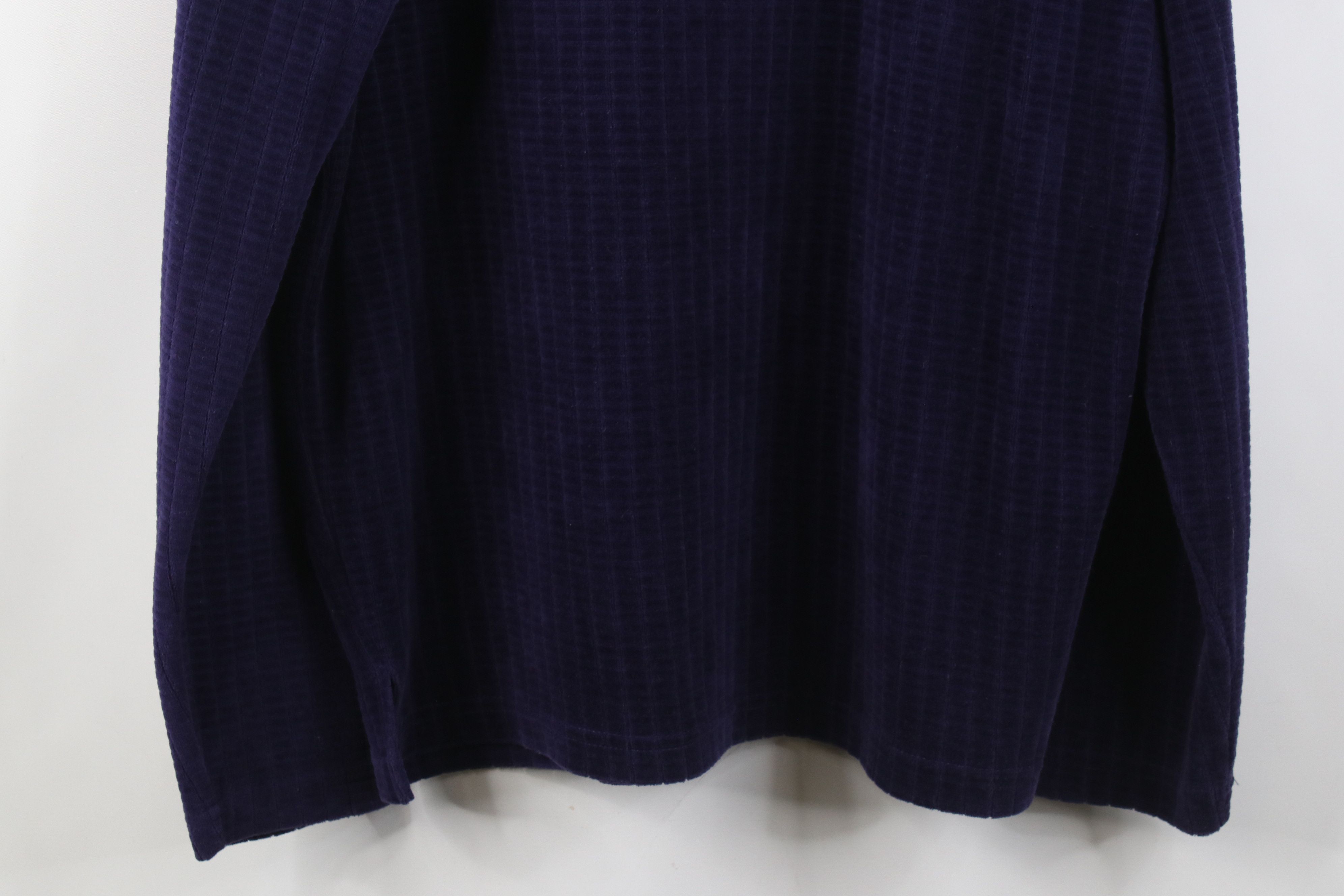 Vintage Vintage 90s Y2K Streetwear Velour 1/4 Zip Long Sleeve Polo Size US M / EU 48-50 / 2 - 13 Thumbnail