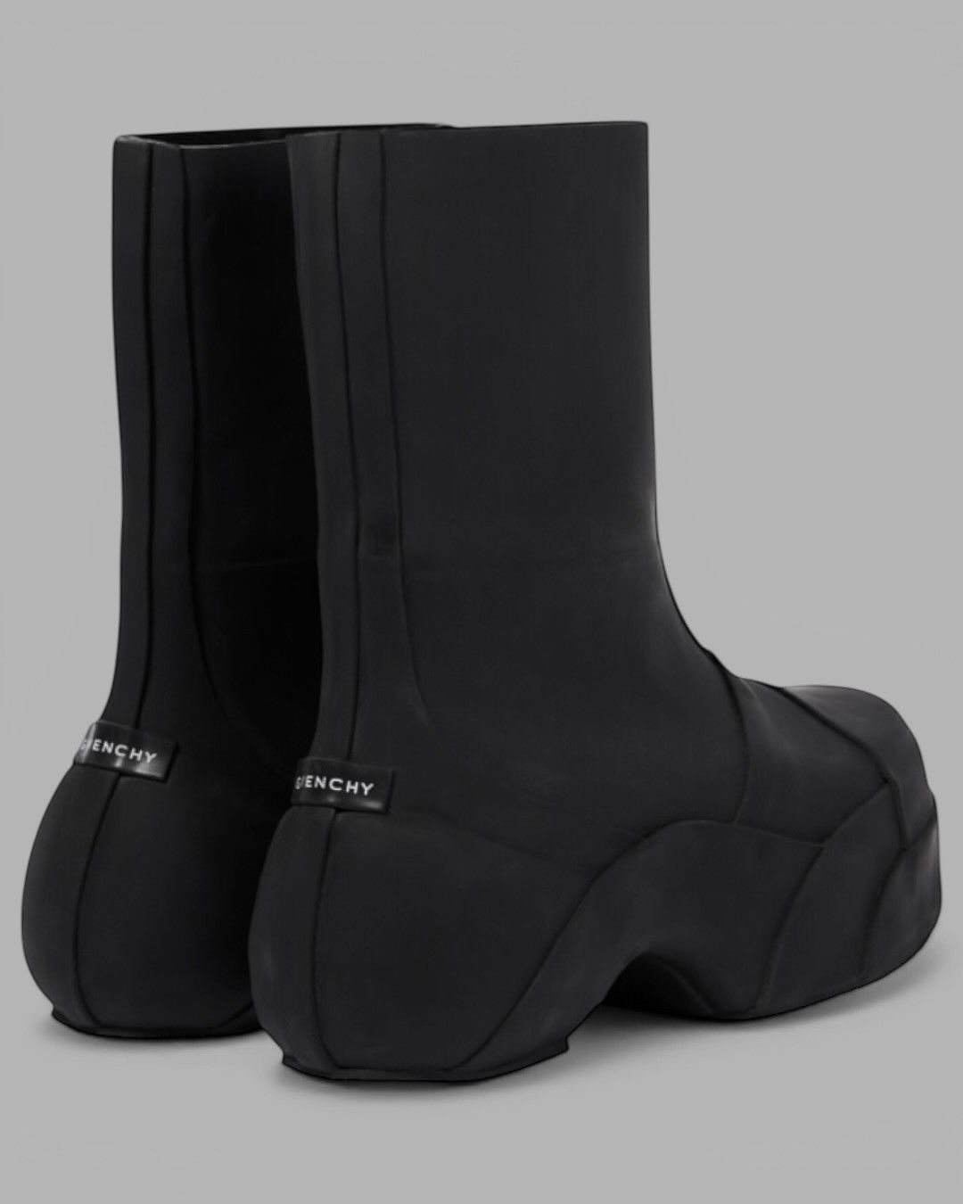 Givenchy SS2023 Givenchy By Mathew M Williams Rubber Ankle Boots Size US 8.5 / EU 41-42 - 1 Thumbnail