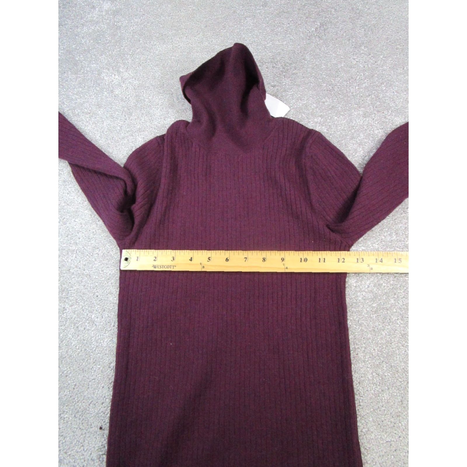 Ann Taylor Ann Taylor Sweater Womens Small Purple Blue White Knit Turtleneck New Size S / US 4 / IT 40 - 6 Thumbnail