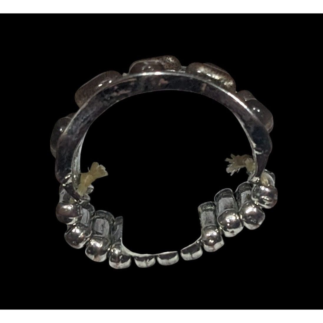 Other Brown Cateye Gemmed Rhinestone Accent Silver Tone Stretch Ri Size ONE SIZE - 9 Thumbnail