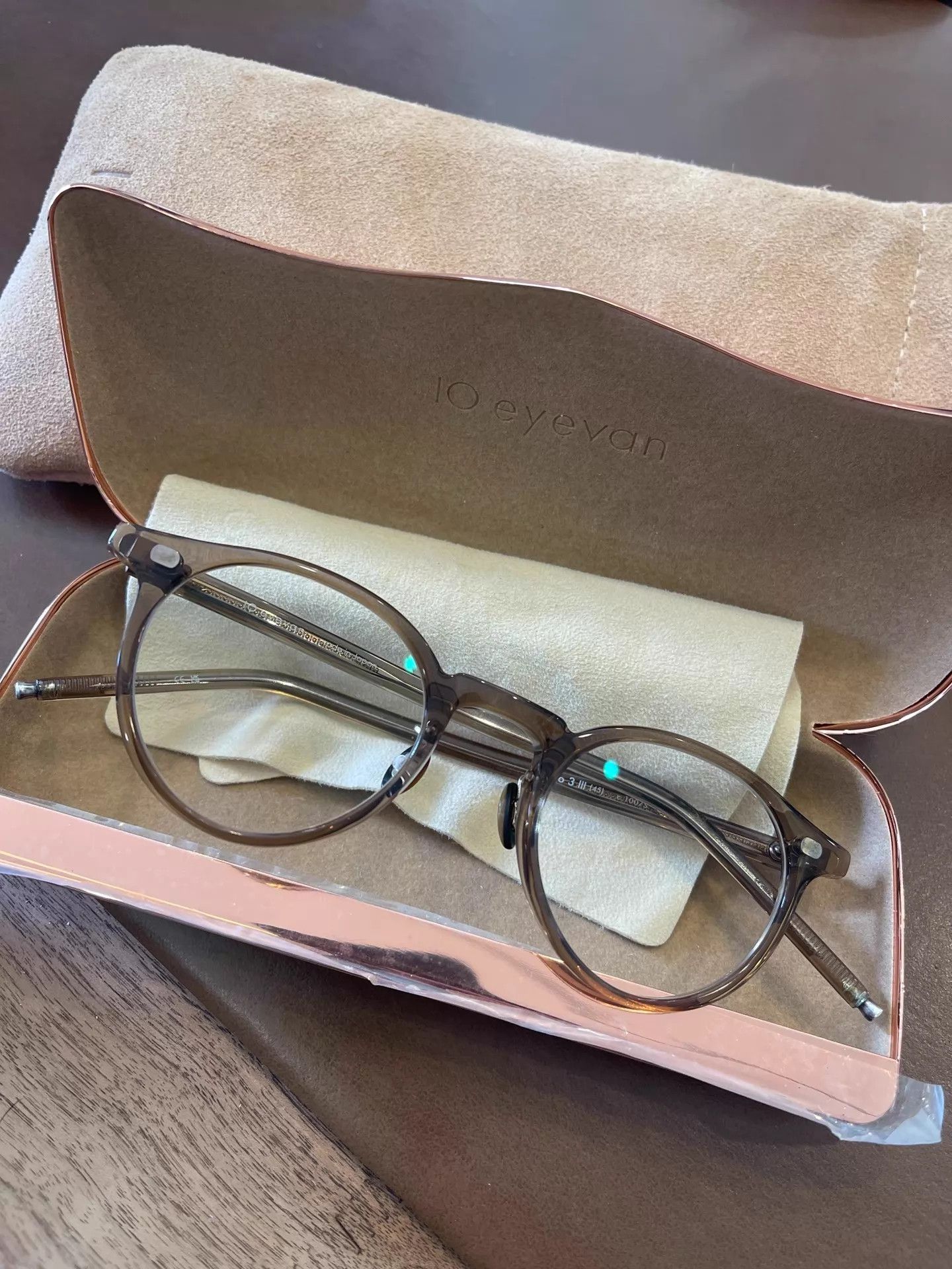 Other 10eyevan no.3 Classic Brown Eyewear 45-22-147 Size ONE SIZE - 1 Thumbnail