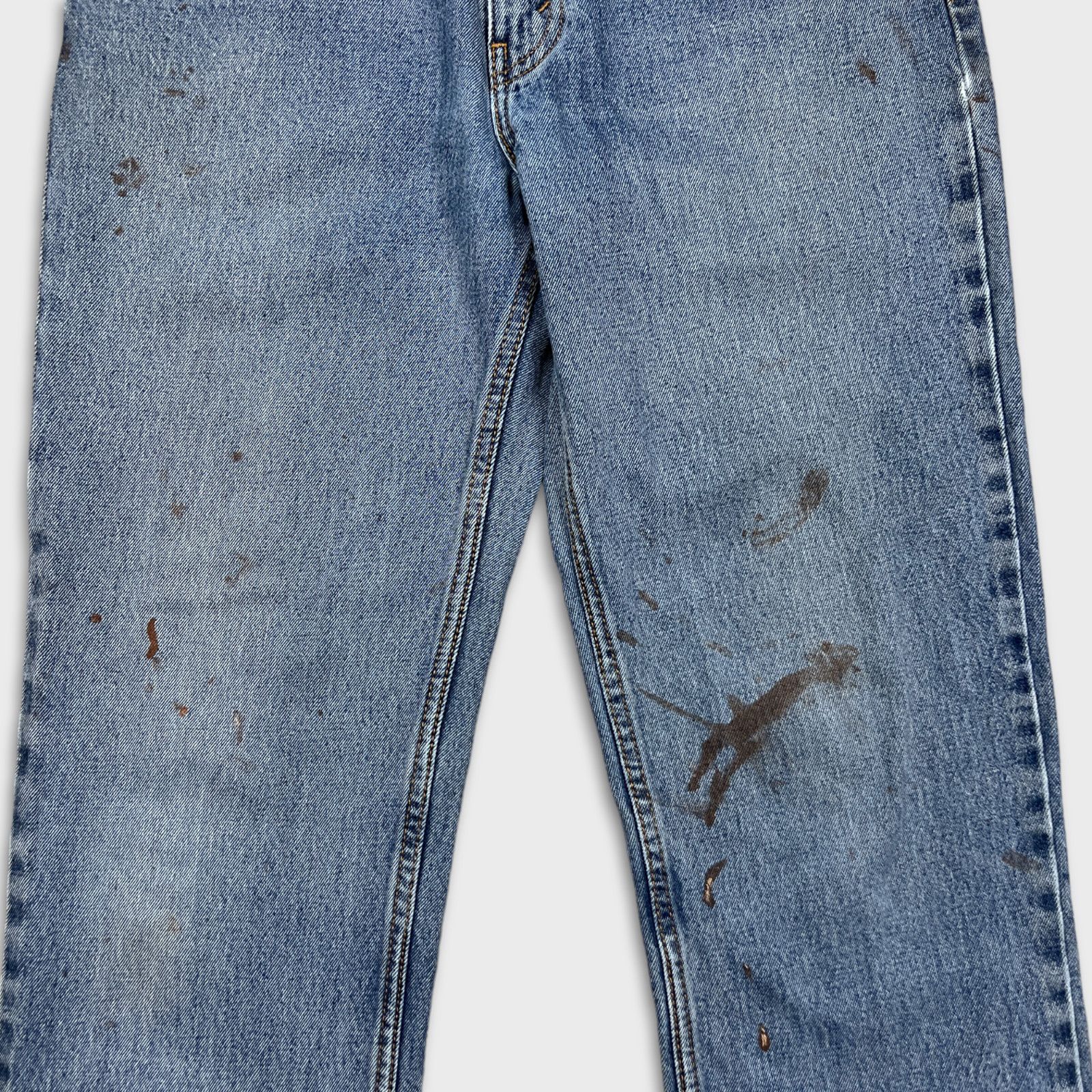 Levi's × Vintage Levi's 516 Jeans Mens 34x34 Slim Straight Light Wash Denim Size US 34 / EU 50 - 3 Thumbnail