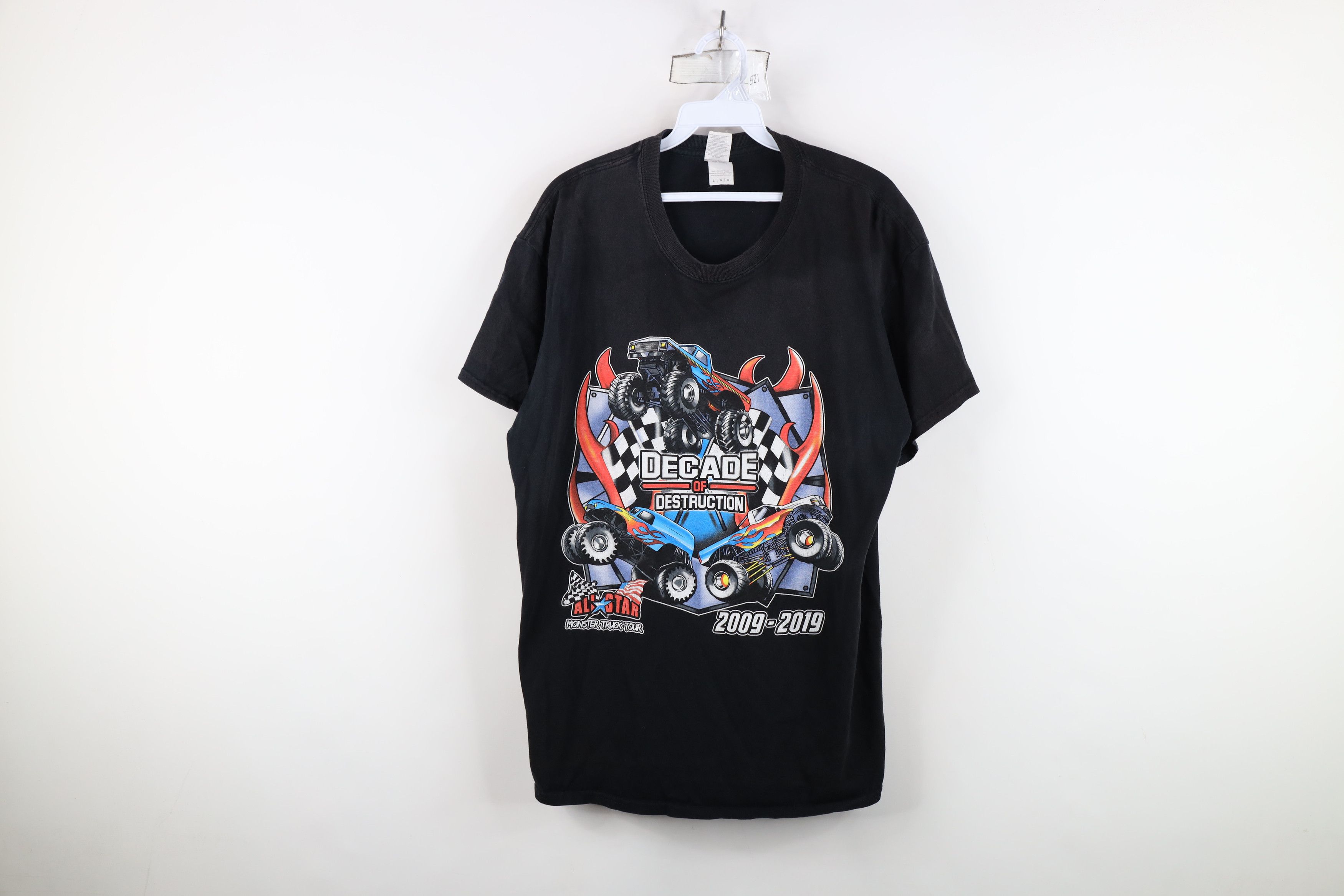 Vintage Y2K Streetwear All Star Monster Truck Tour T-Shirt Black Size US L / EU 52-54 / 3 - 1 Thumbnail