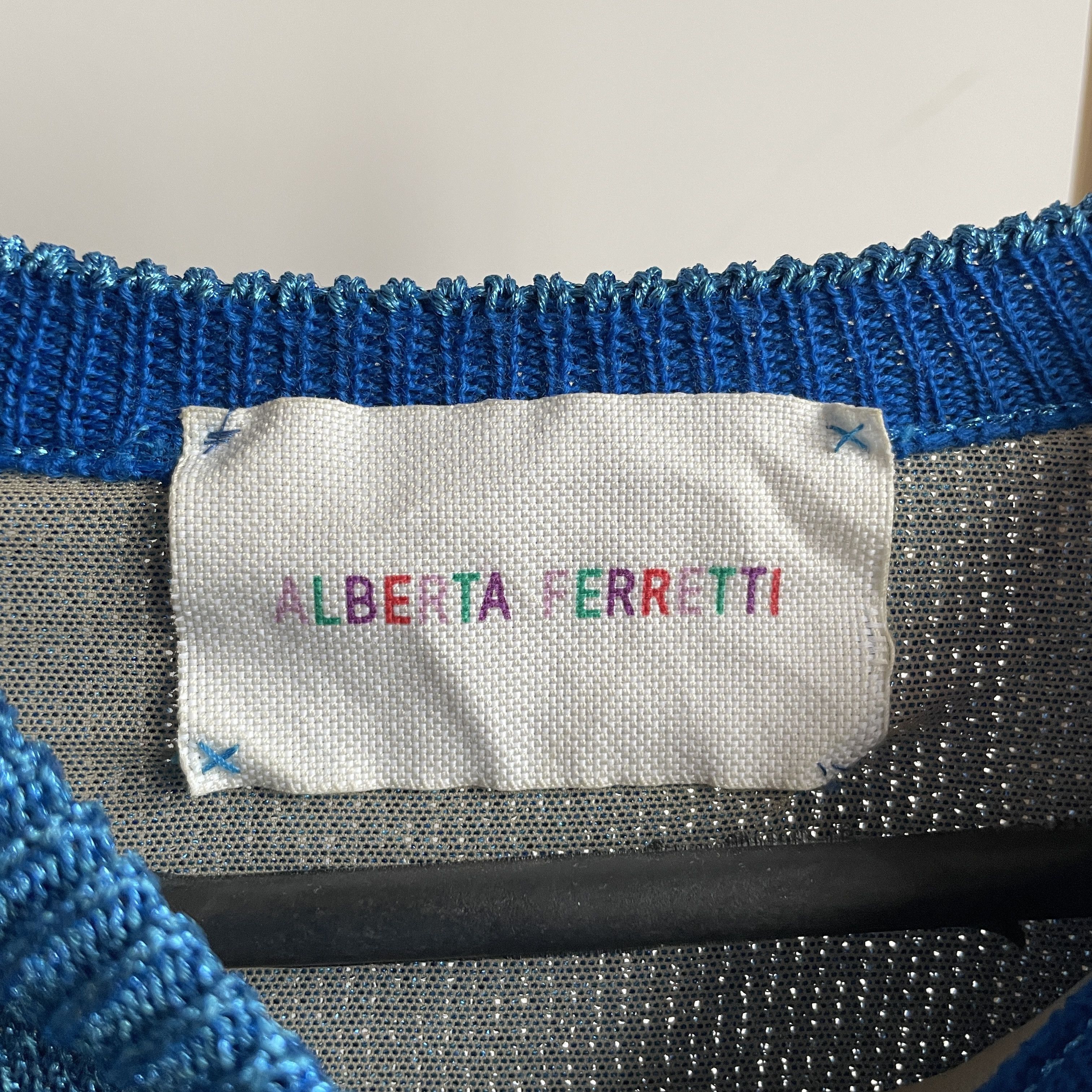 Alberta Ferretti Alberta Ferretti Rainbow Week Sunday Womens Sweater Size S / US 4 / IT 40 - 8 Thumbnail