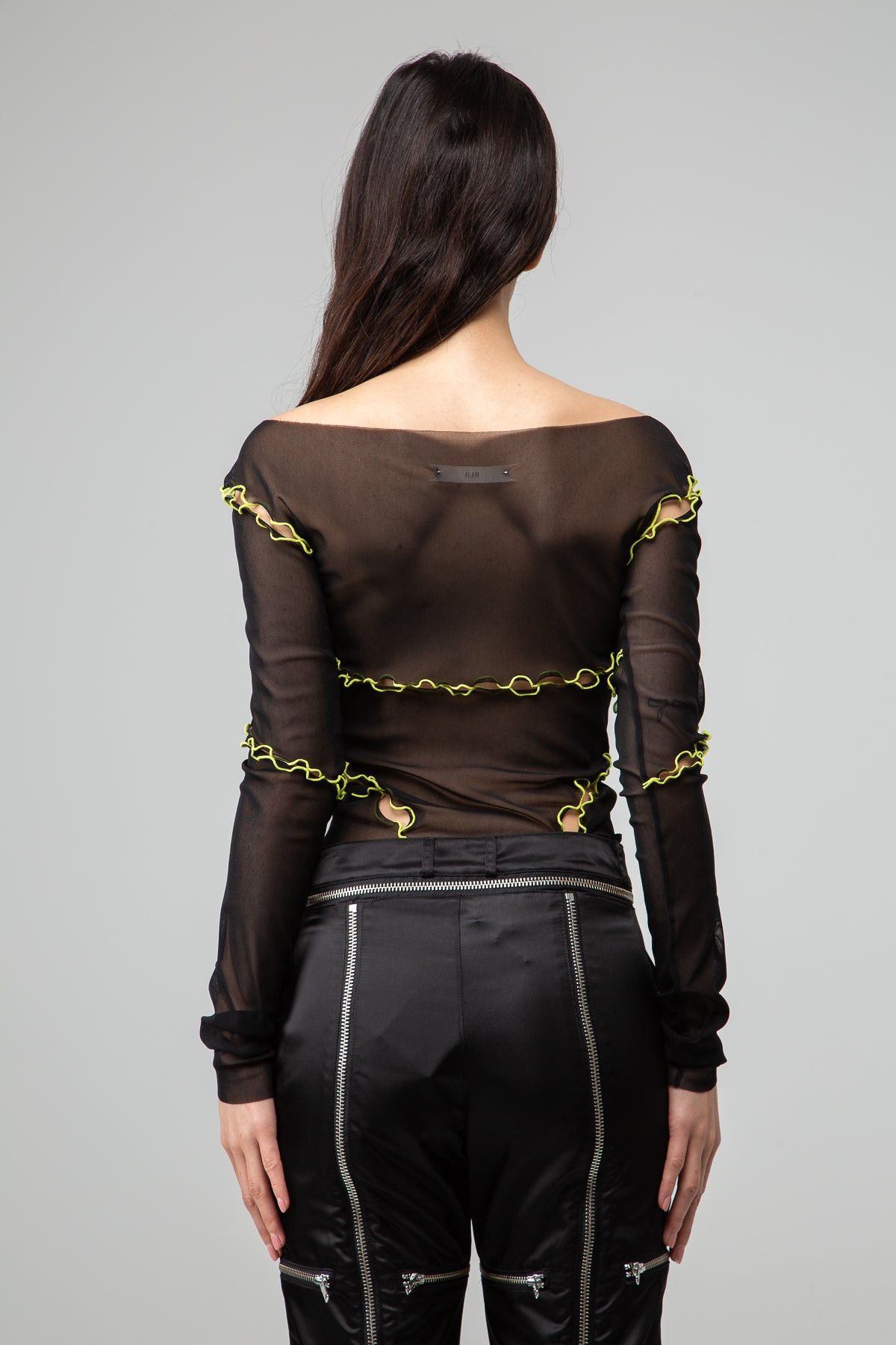 RUIbuilt $400 RUI Mesh Long-Sleeve T-Shirt Size M / US 6-8 / IT 42-44 - 3 Thumbnail