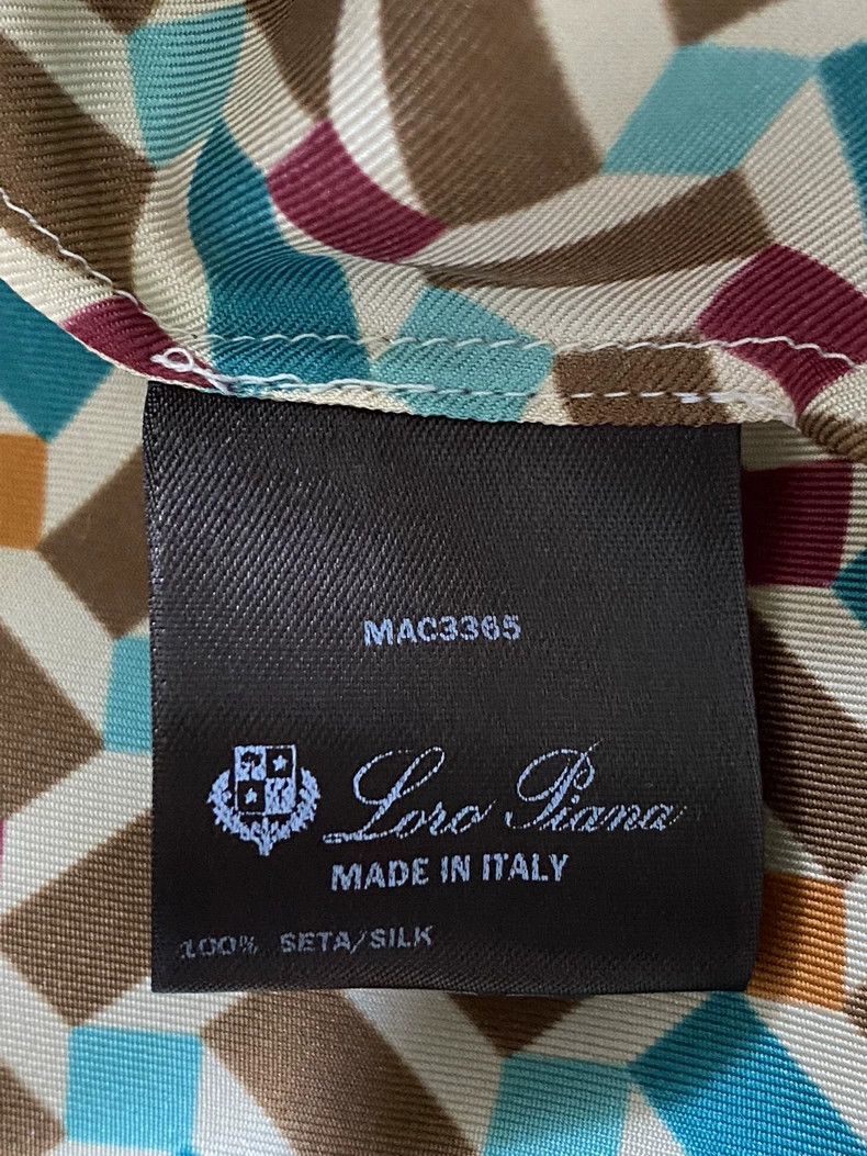 Loro Piana LORO PIANA Sleepwear style silk shirt Size L / US 10 / IT 46 - 8 Thumbnail