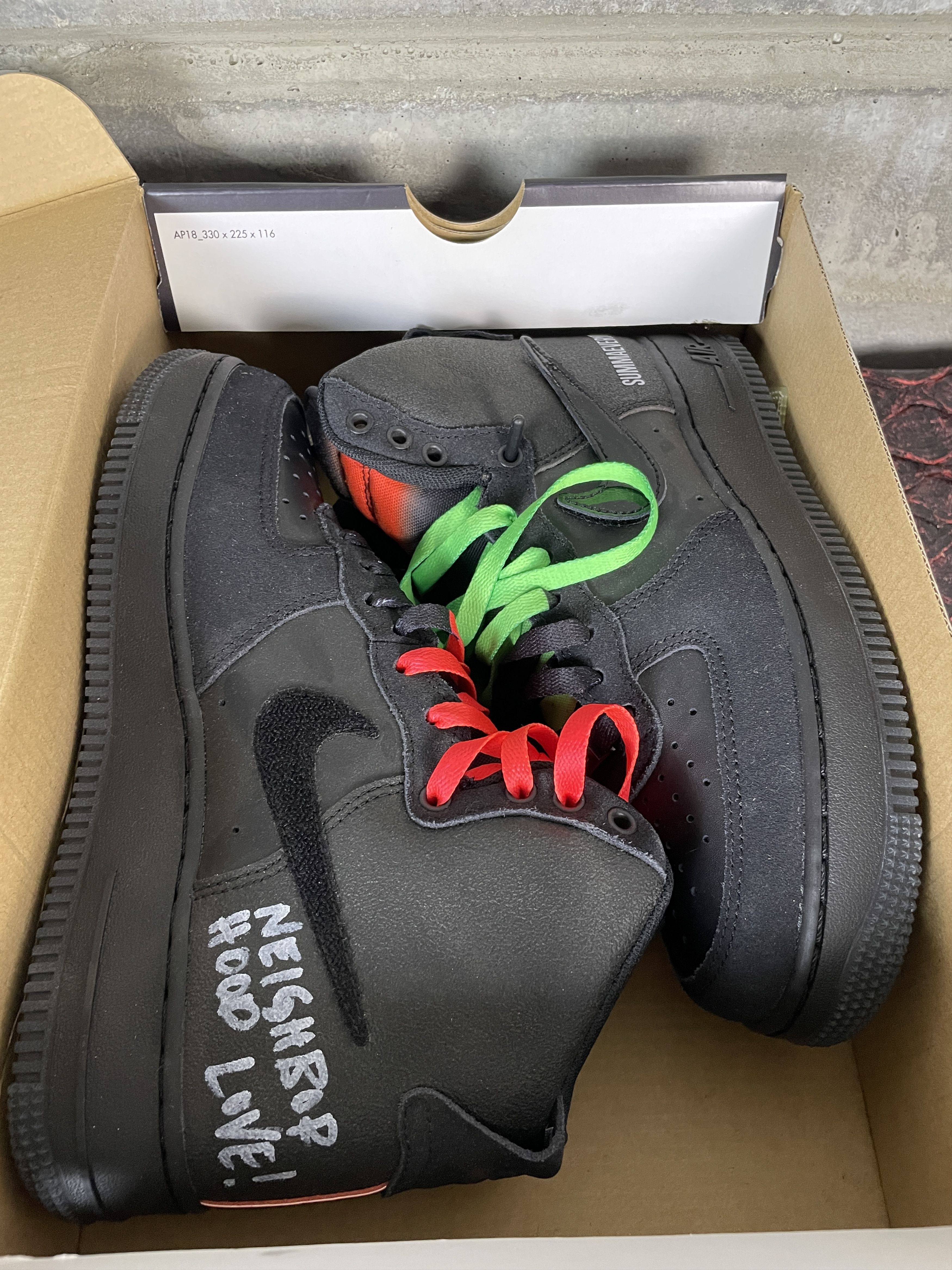 Nike 1/1 Lauren Halsey x Nike Air Force 1 High LE 'All for 1' Size US 6 / EU 39 - 6 Thumbnail