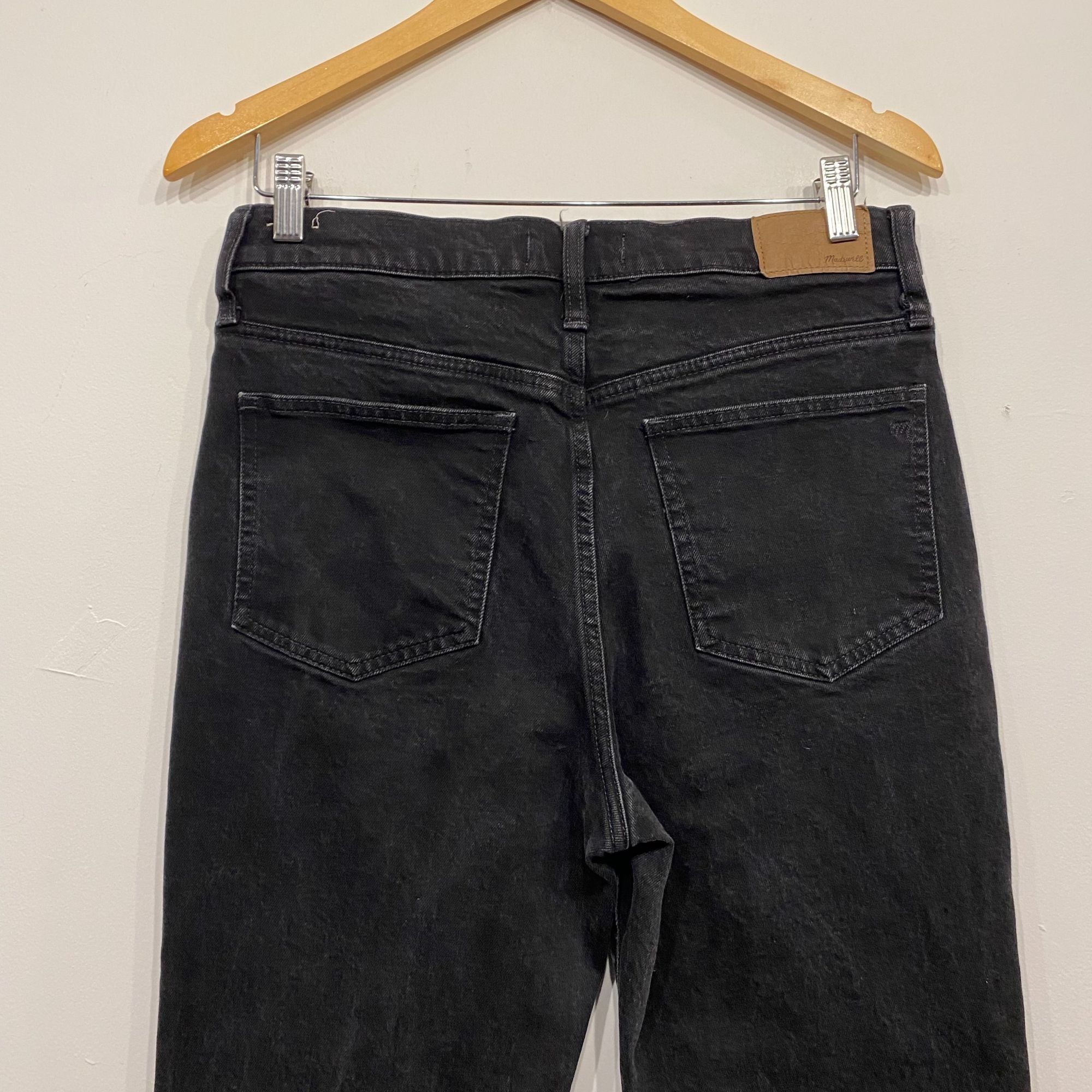 Madewell Madewell The Perfect Vintage Flare Jean in Black Sherborn Wa Size 29" - 6 Thumbnail