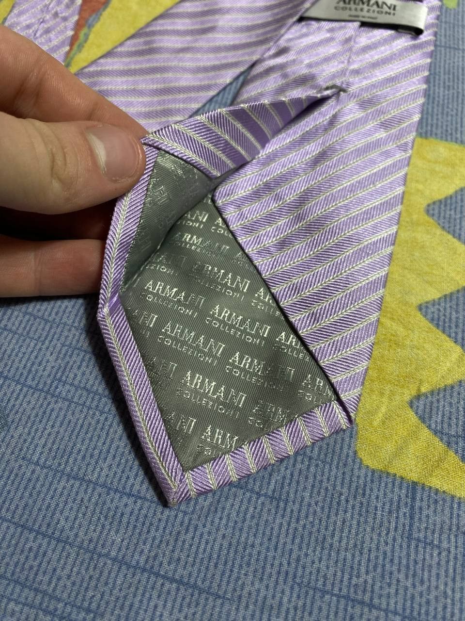 Armani Vintage Georgio Armani Men's Tie Size ONE SIZE - 2 Thumbnail