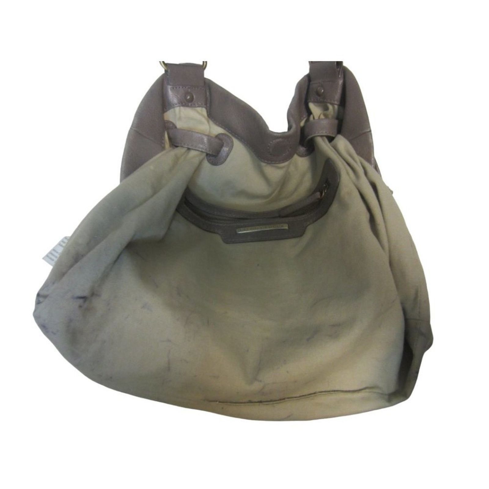 Elliott Boho Chic Slouchy Brown Leather Hobo Shoulder Bag Size ONE SIZE - 6 Thumbnail