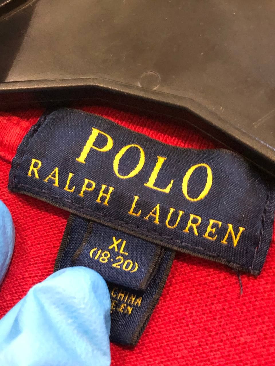 Polo Ralph Lauren Vintage red Polo Ralph Lauren logo T-Shirt crazy Y2K Size US XL / EU 56 / 4 - 2 Thumbnail
