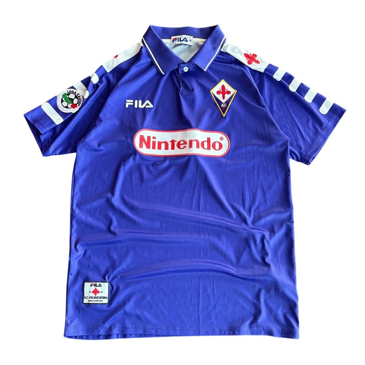 Fila × Vintage Fila ACF Fiorentina 98/99 Home Jersey Nintendo