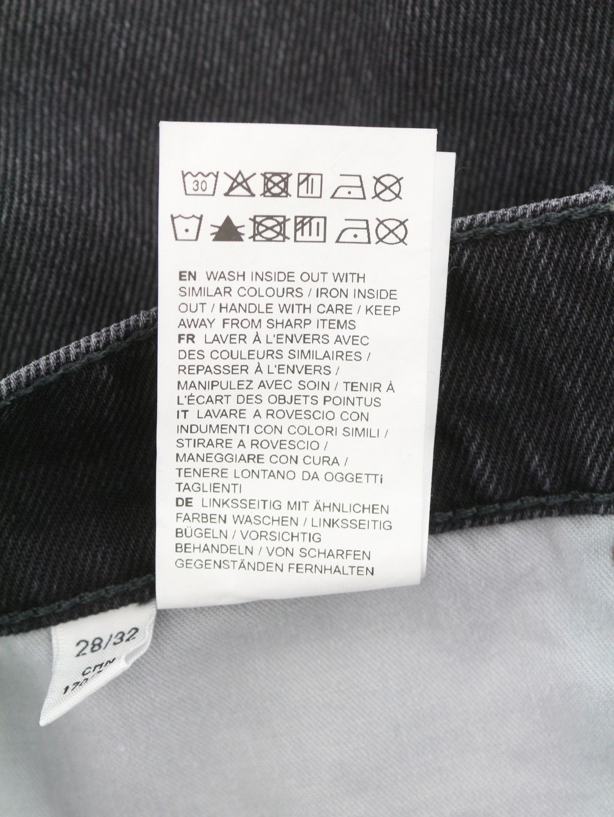 Eytys ECHO SULPHUR ULTRA BAGGY W28/L32 Black Faded RRP370 89317 Size 28" / US 6 / IT 42 - 10 Thumbnail