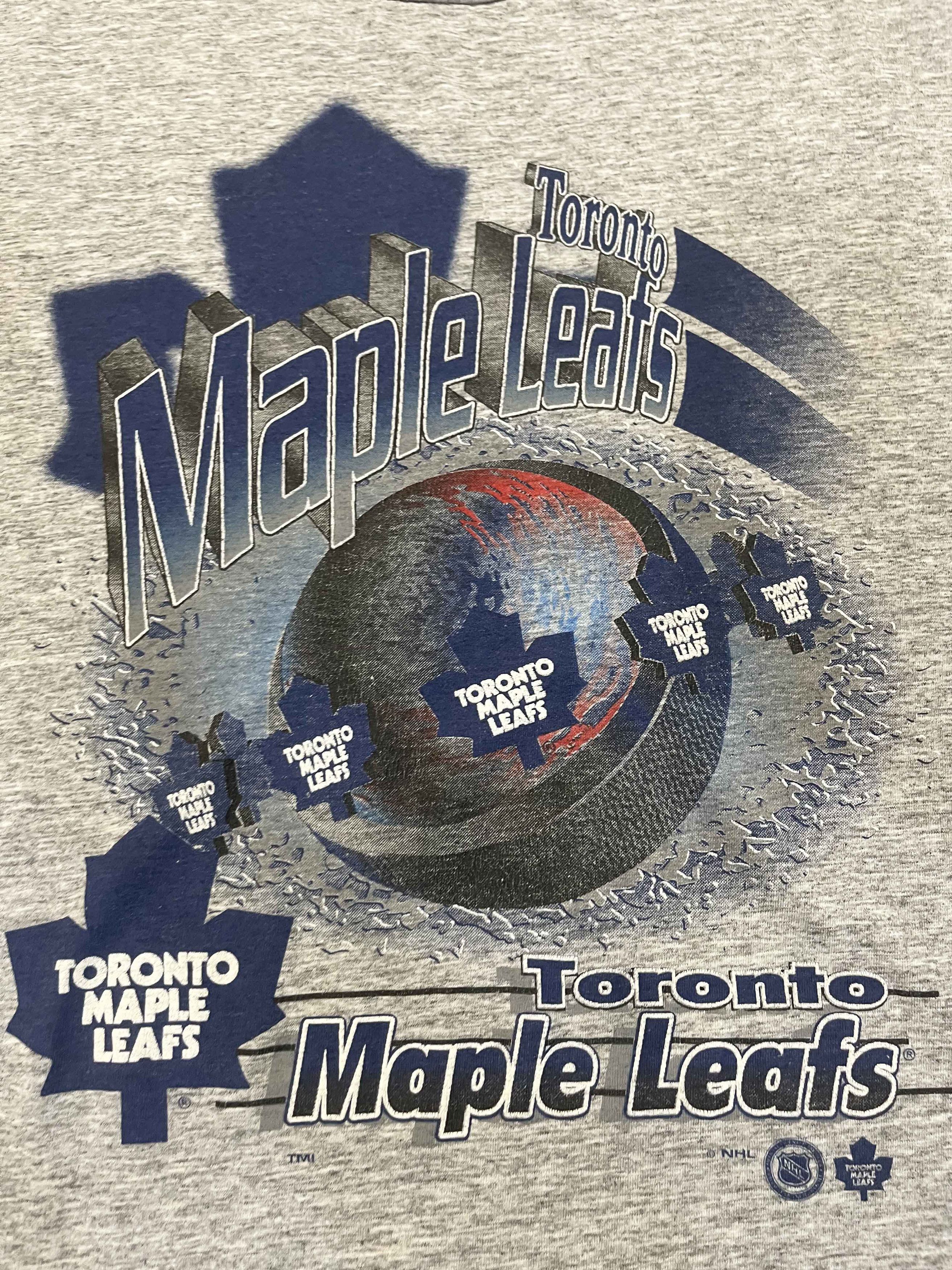 NHL × Vintage Vintage NHL Toronto Maple Leafs Hockey T-Shirt Size US L / EU 52-54 / 3 - 2 Thumbnail