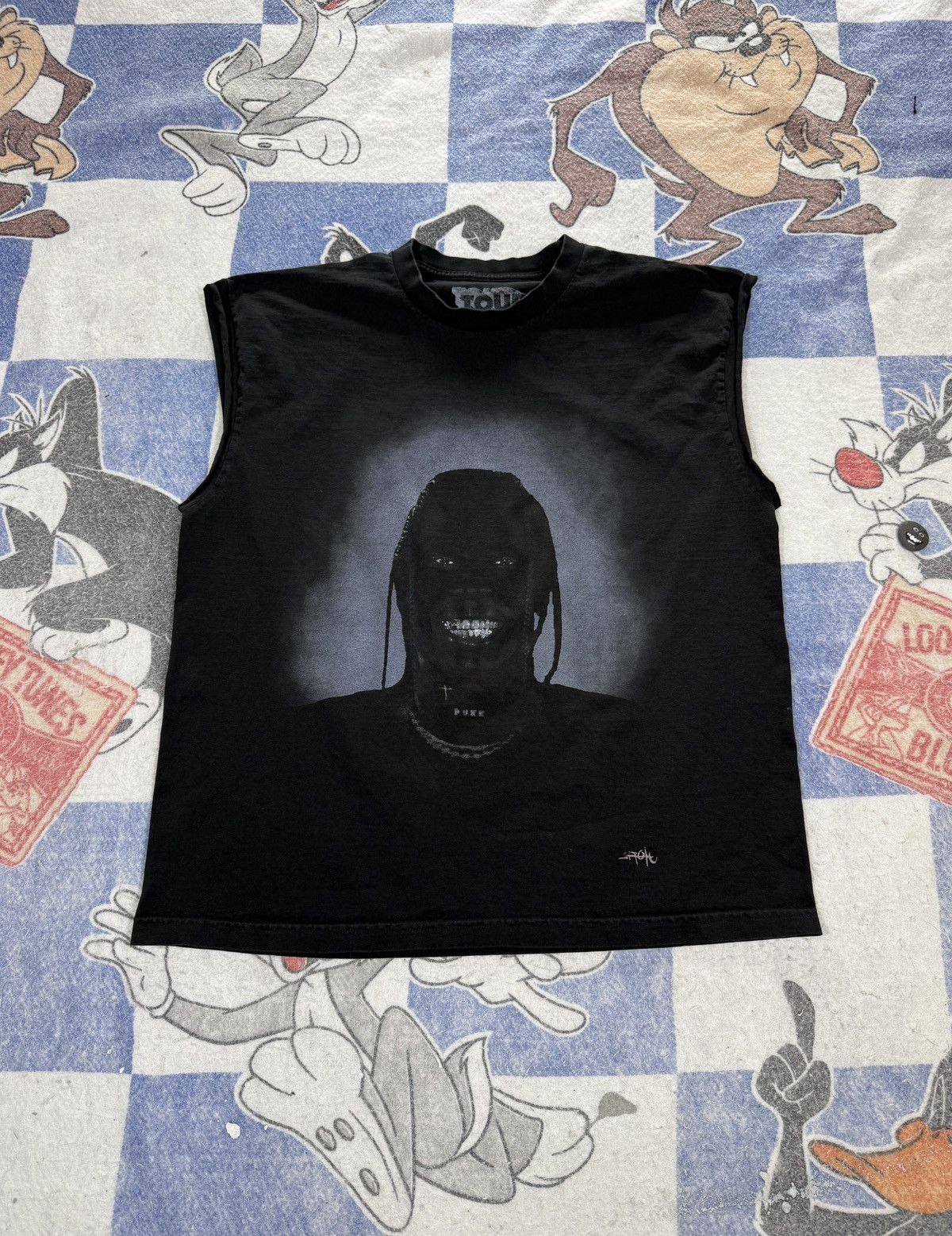 Travis Scott x Utopia WHEREVER YOU ARE TANK トラヴィス Buy Cactus Jack by Travis Scott Wherever You Are Tank 'Black