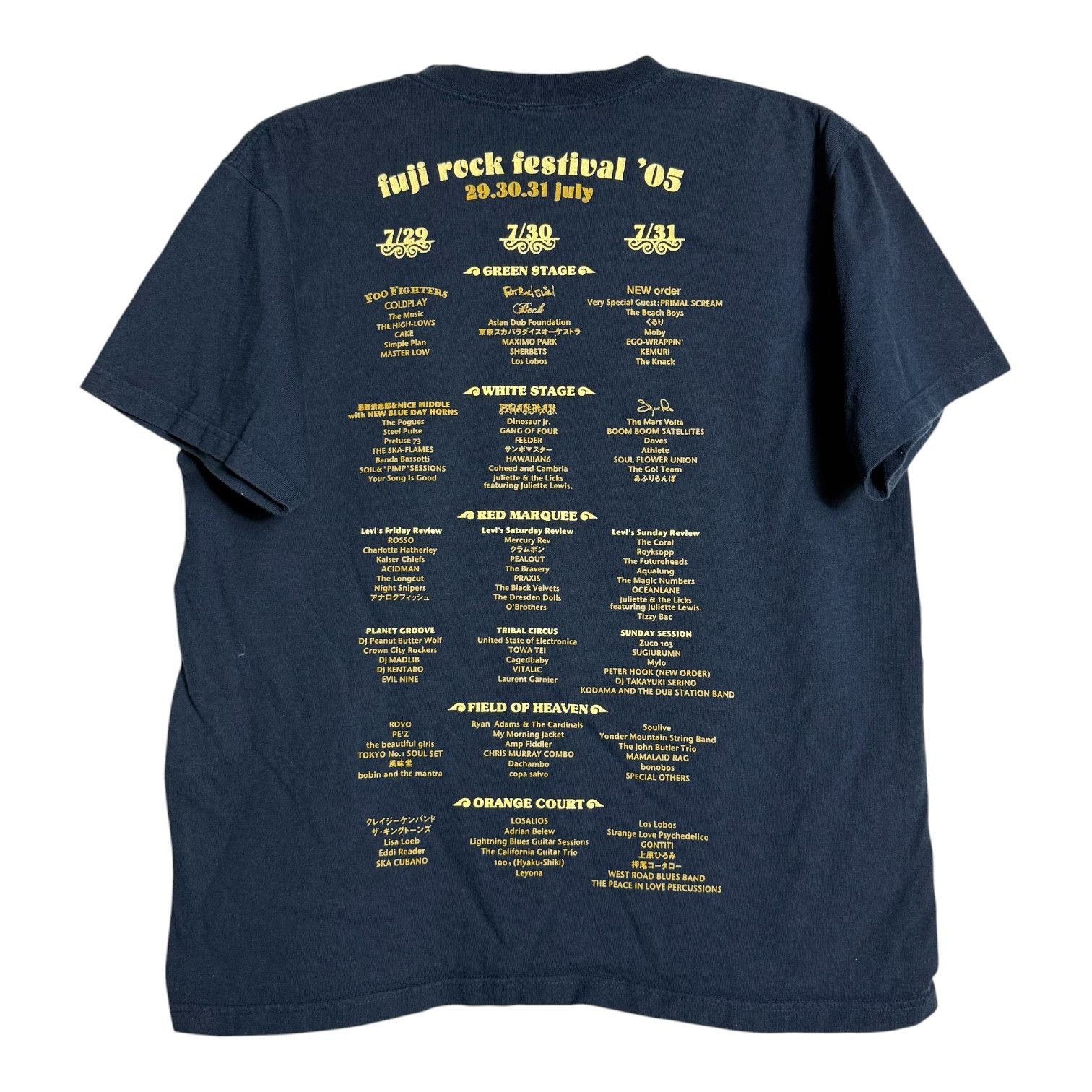 Band Tees 🔥RARE🔥Vintage Fuji Rock Festival '05 Promo T-shirt Size US M / EU 48-50 / 2 - 3 Thumbnail
