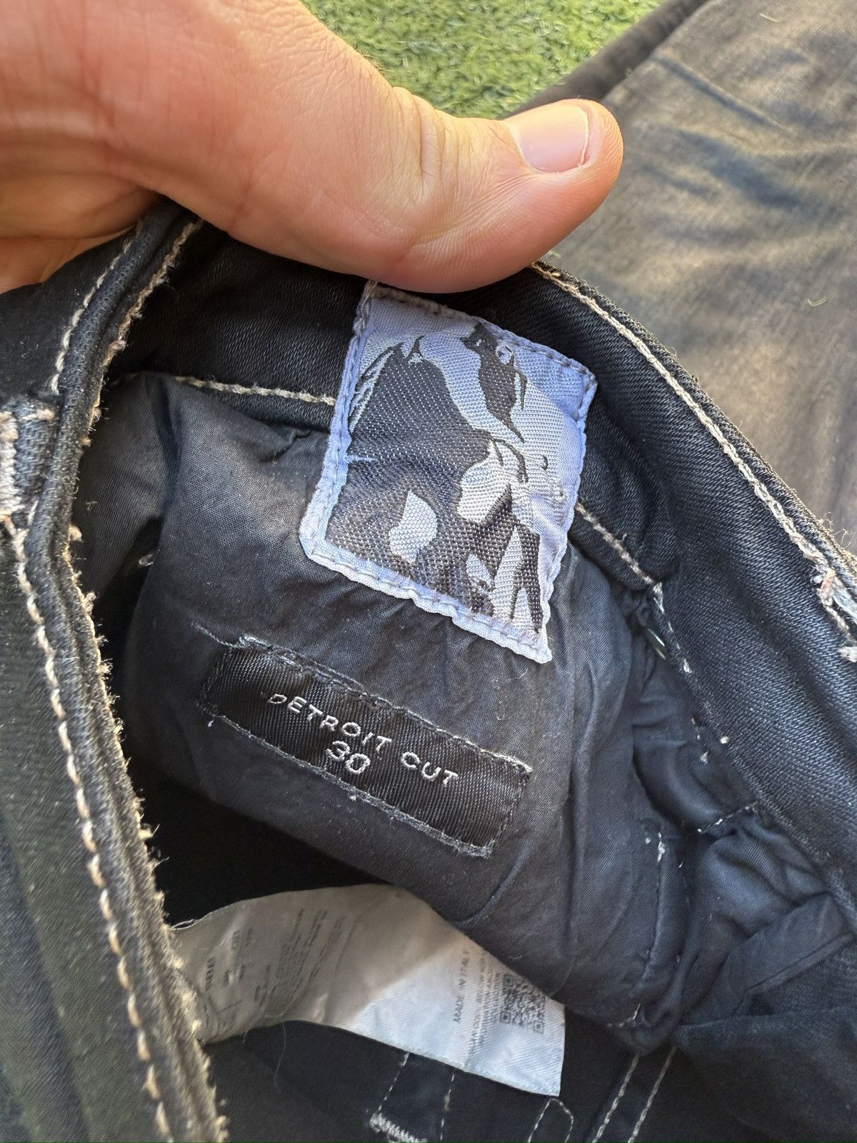 Rick Owens Drkshdw Rick Owens DRKSHDW Detroit Cut Jeans Size US 29 - 6 Thumbnail