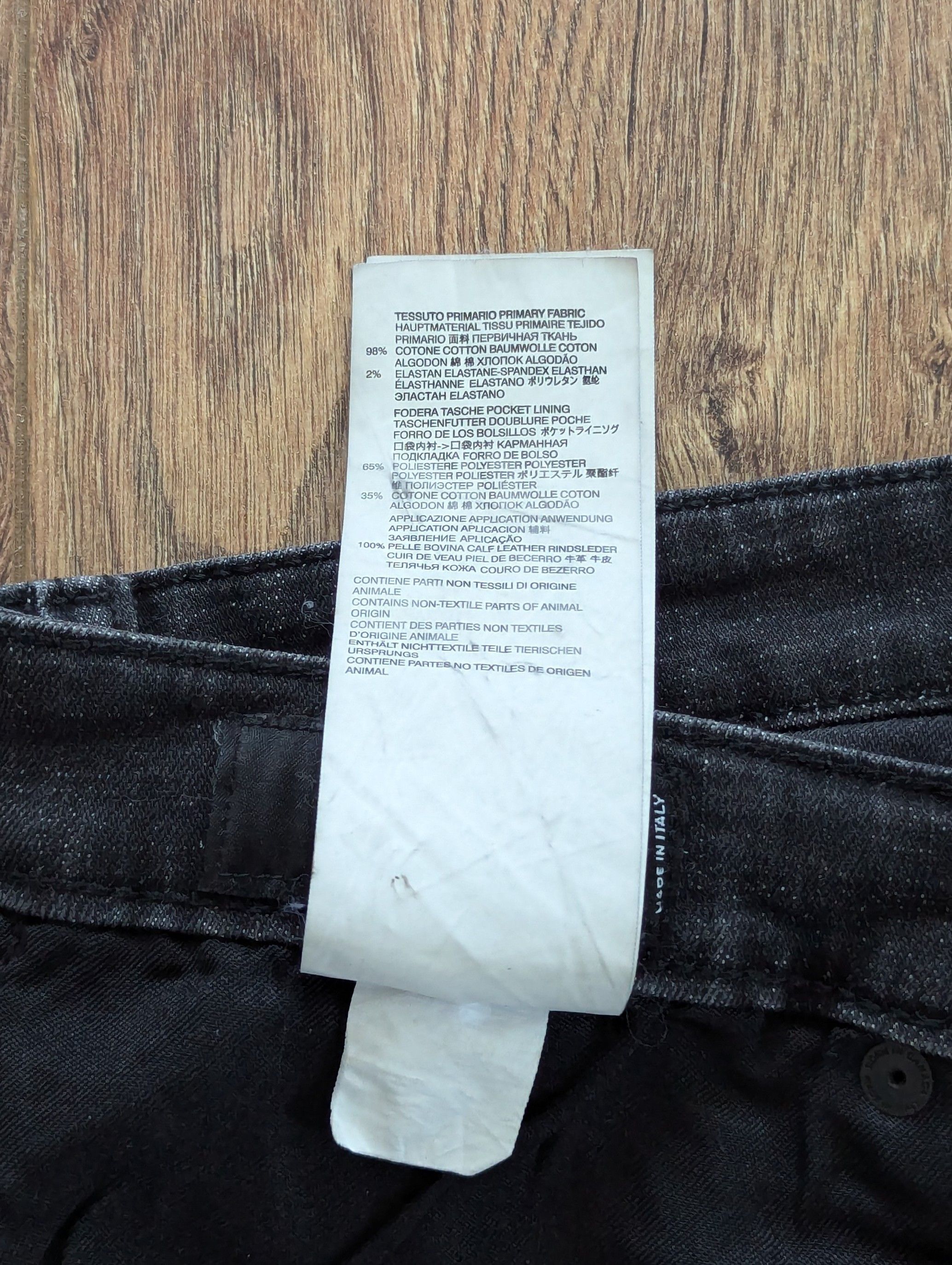 Dsquared2 Dsquared2 Tidy Biker Jean Black Men's Pants Luxury Brand Size US 34 / EU 50 - 18 Thumbnail