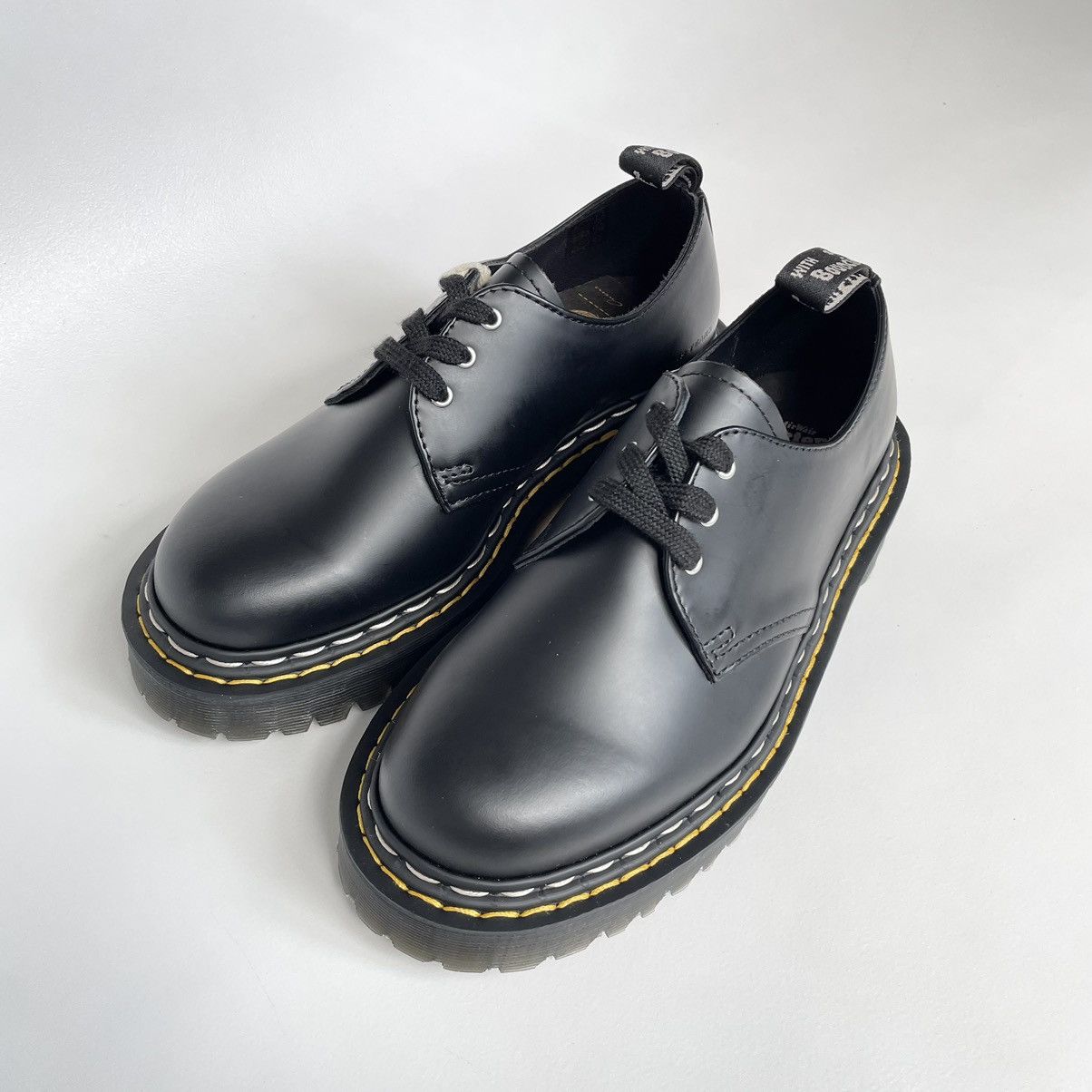 Dr. Martens × Rick Owens ‘Bex 1461’ Black Leather Shoes Size US 8 / IT 38 - 5 Thumbnail