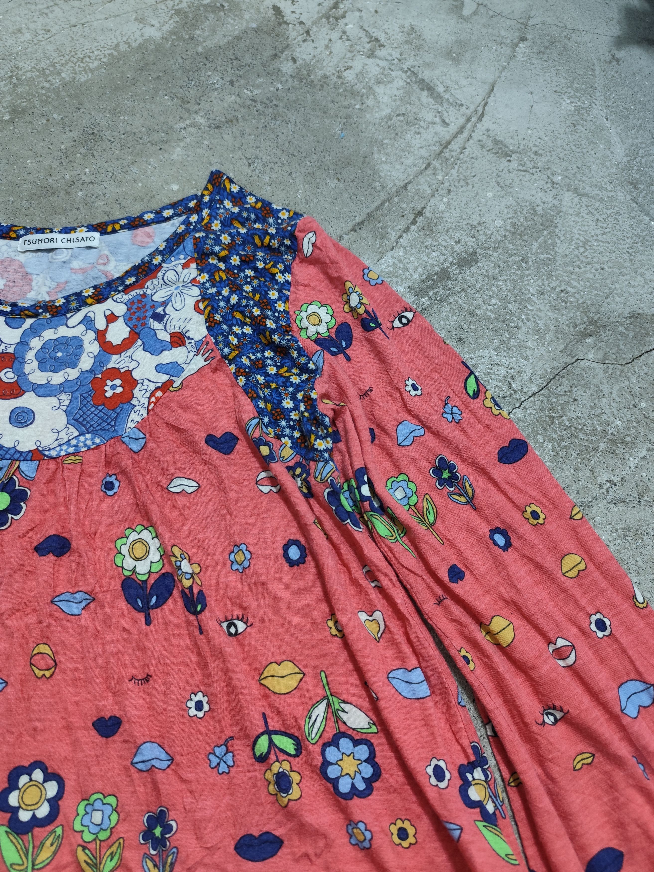 Issey Miyake Tsumori chisato spring collection longsleeve floral aop Size L / US 10 / IT 46 - 5 Thumbnail