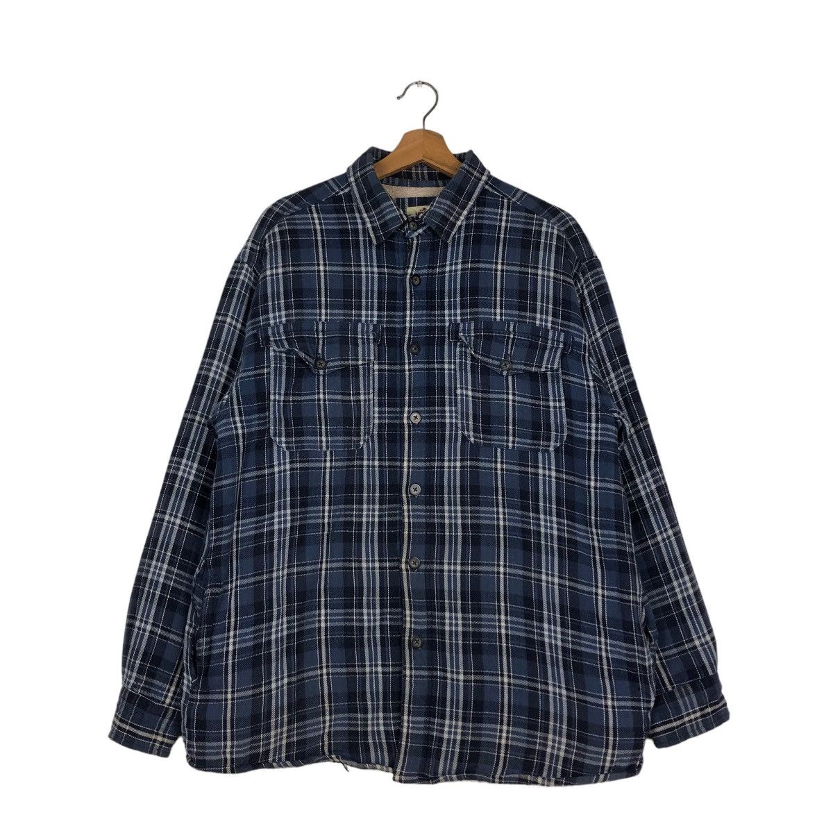 Flannel VINTAGE FLANNEL SHIRT JACKET LEVI’S SHEARLING TARTAN DESIGN Size US L / EU 52-54 / 3 - 2 Thumbnail