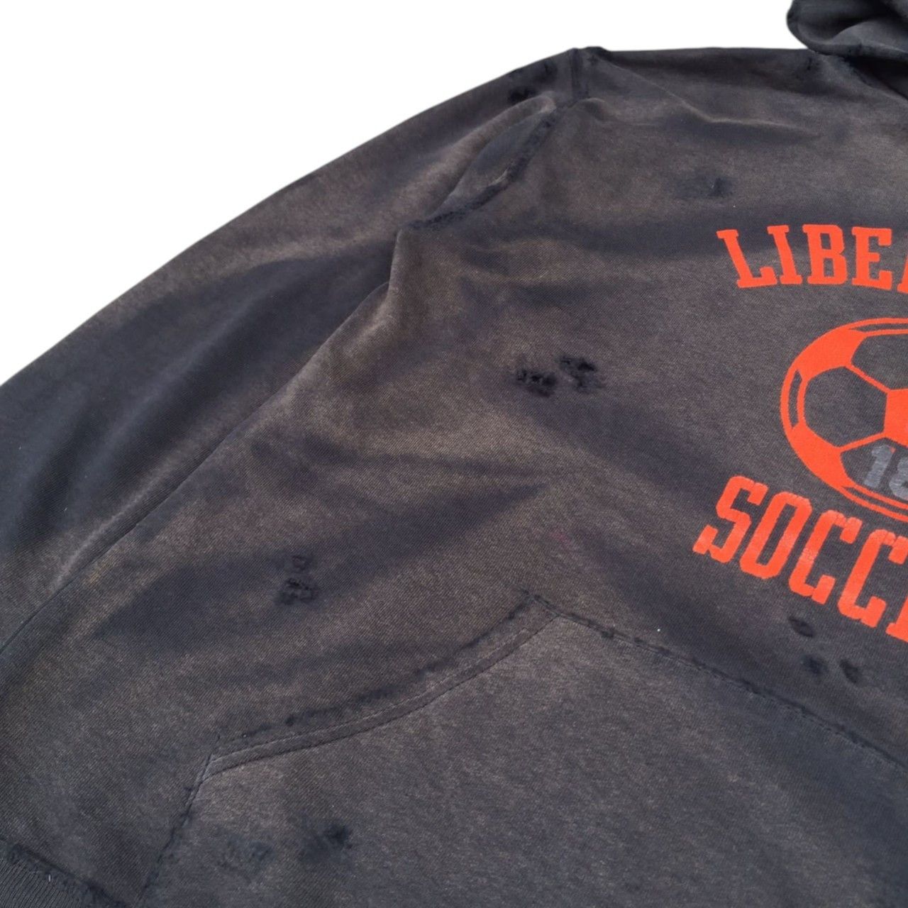 Russell Athletic × Vintage Vintage Russell Athletic Distressed Sunfaded Hoodies Size US L / EU 52-54 / 3 - 4 Thumbnail