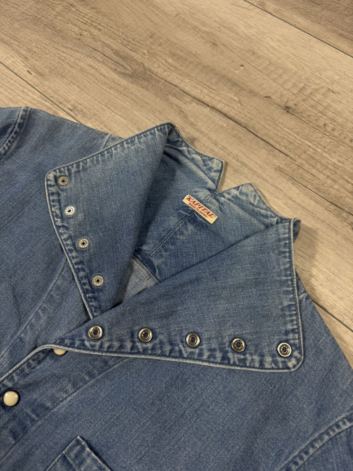 Kapital Kapital Japan Cotton Denim Western Shirt Size S 1 Size US S / EU 44-46 / 1 - 2 Thumbnail