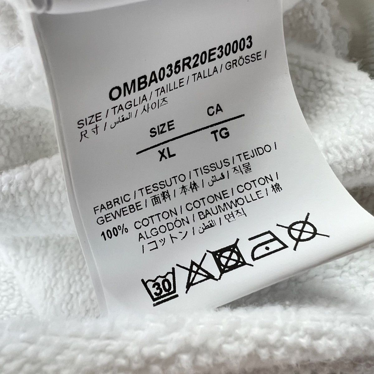 Off-White Off-White Rationalism White Sweatshirt Size US XL / EU 56 / 4 - 6 Thumbnail
