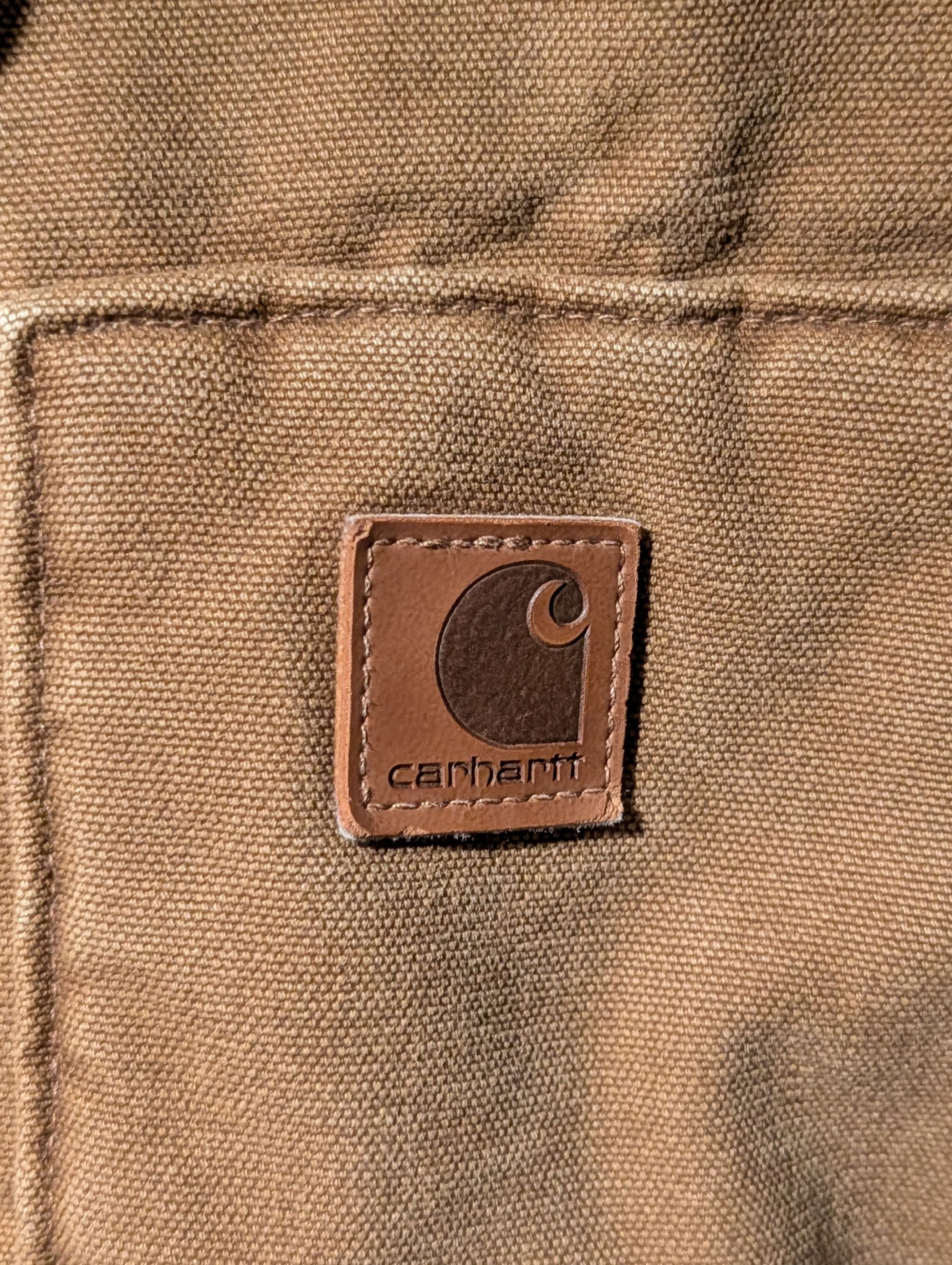 Carhartt Vintage Carhartt V02 Sandstone Duck Insulated Work Vest 2XL Size US XXL / EU 58 / 5 - 2 Thumbnail