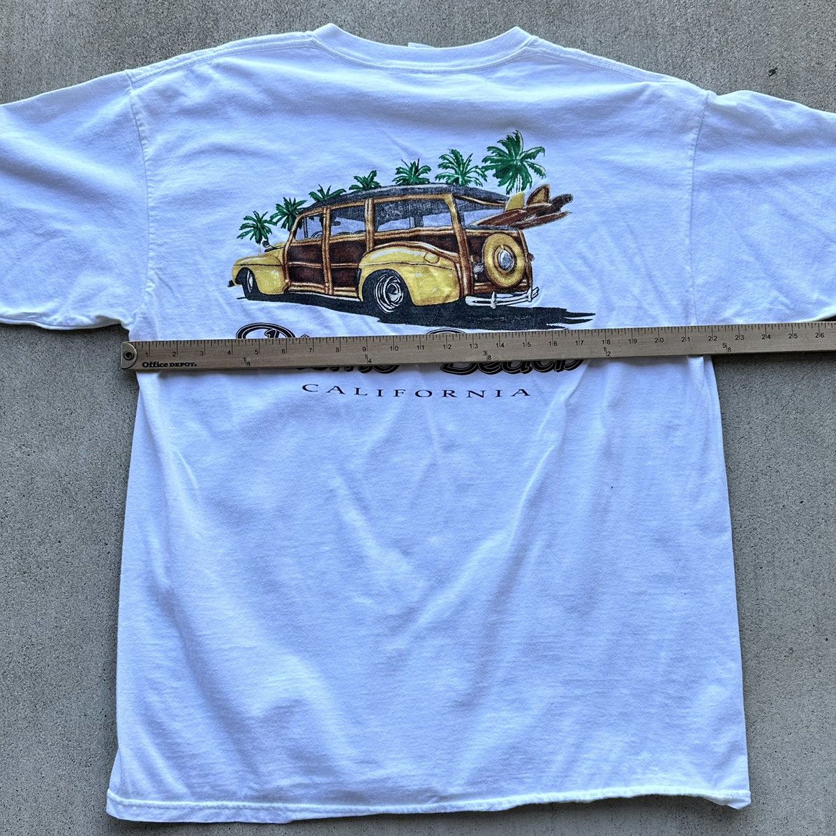 Gildan Vintage Pismo Beach T Shirt Y2K Woody Classic Car Beach Size US L / EU 52-54 / 3 - 7 Thumbnail