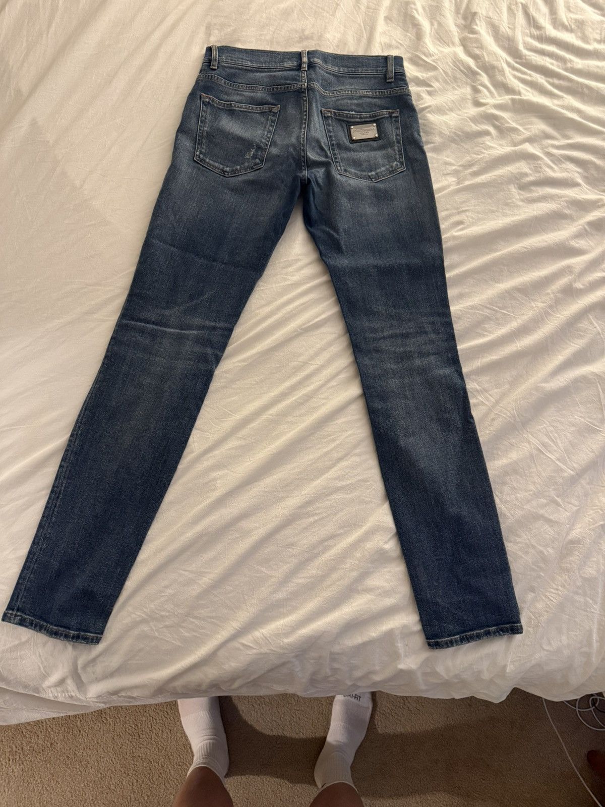 Dolce & Gabbana Dolce & Gabbana Blue Wash Skinny Fit Jeans Size 50 (34 US) Size US 34 / EU 50 - 2 Thumbnail