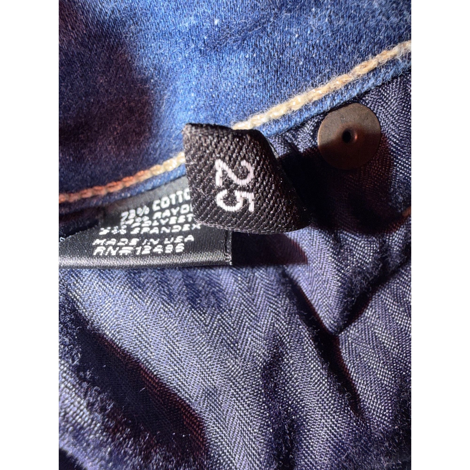 Other Parker Smith Straight Leg Denim Blue Jeans Camden Wash Made Size 25" / US 0 / IT 36 - 6 Thumbnail