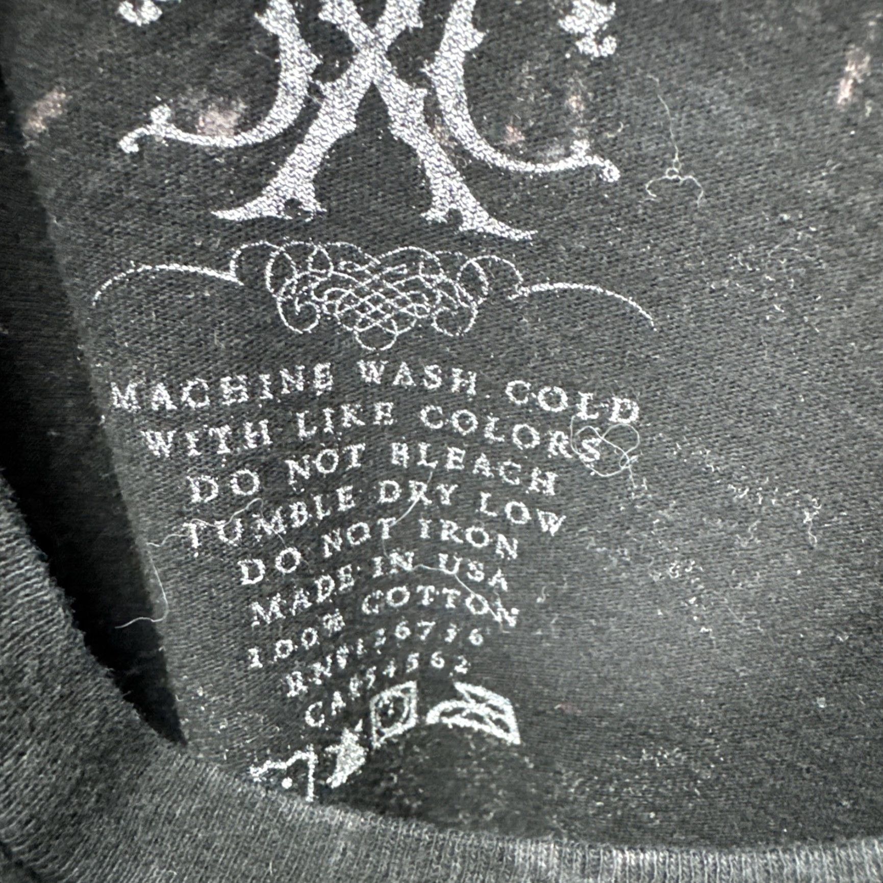 Affliction Affliction The Natural Xtreme Couture T Shirt M Black Logo Graphic Print Men Regular Size Medium Vintage No N/A Size US M / EU 48-50 / 2 - 3 Thumbnail