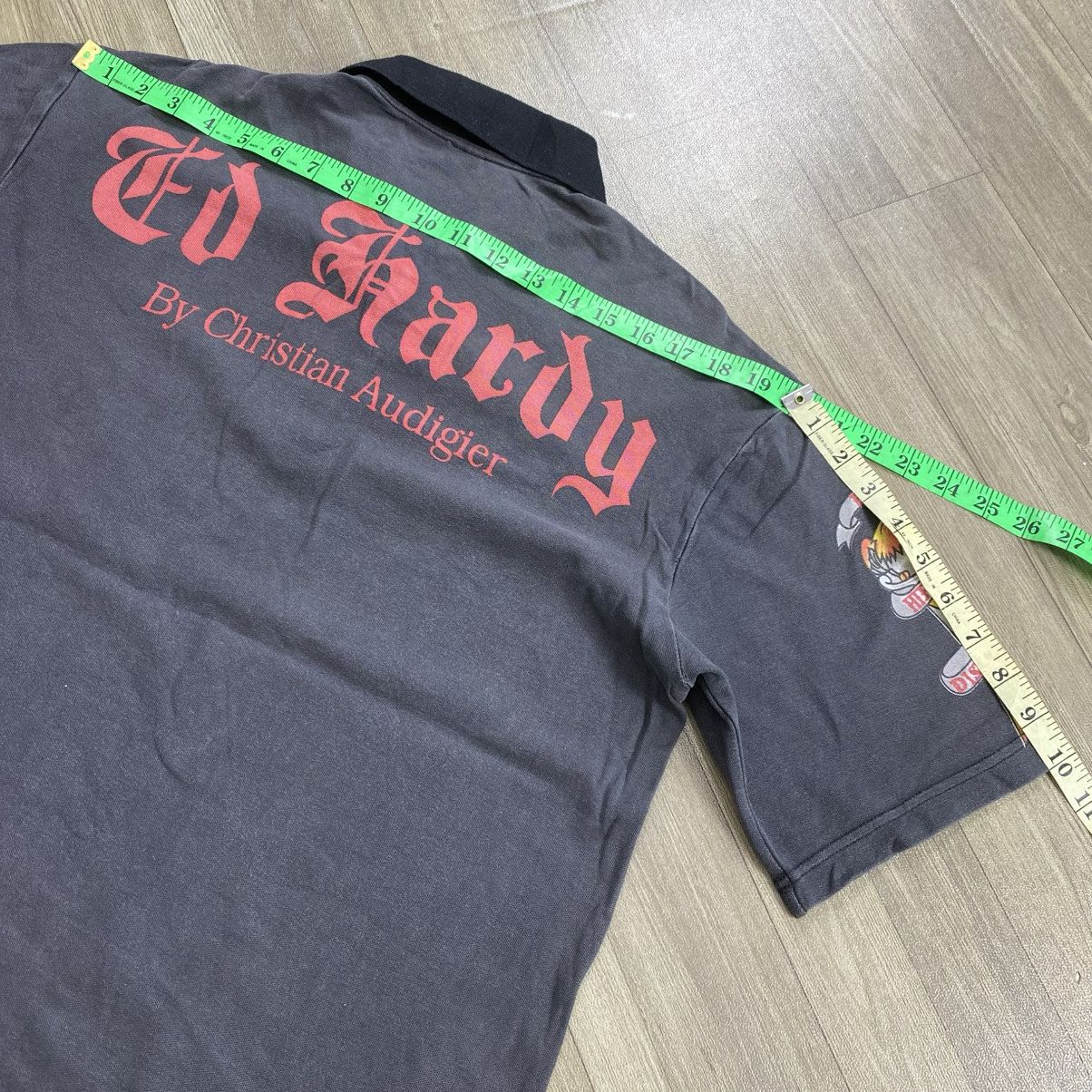 Ed Hardy Vintage Ed Hardy Christian Audigier Eagle & Tiger Polo Shirt Size US M / EU 48-50 / 2 - 13 Thumbnail