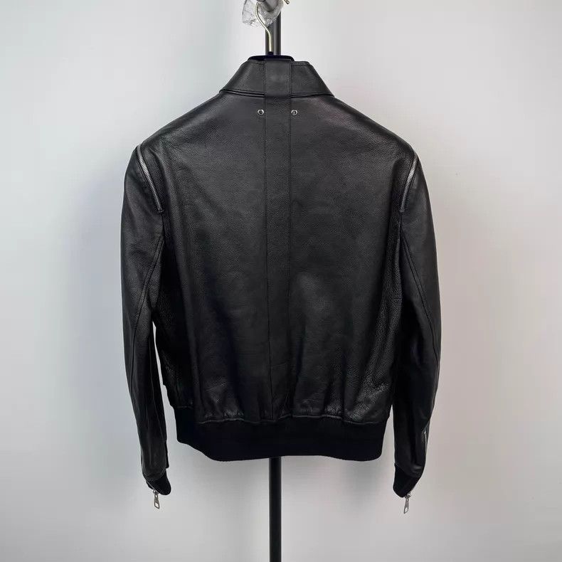 Louis Vuitton Louis Vuitton Black Show Leather Jacket Size US M / EU 48-50 / 2 - 2 Thumbnail