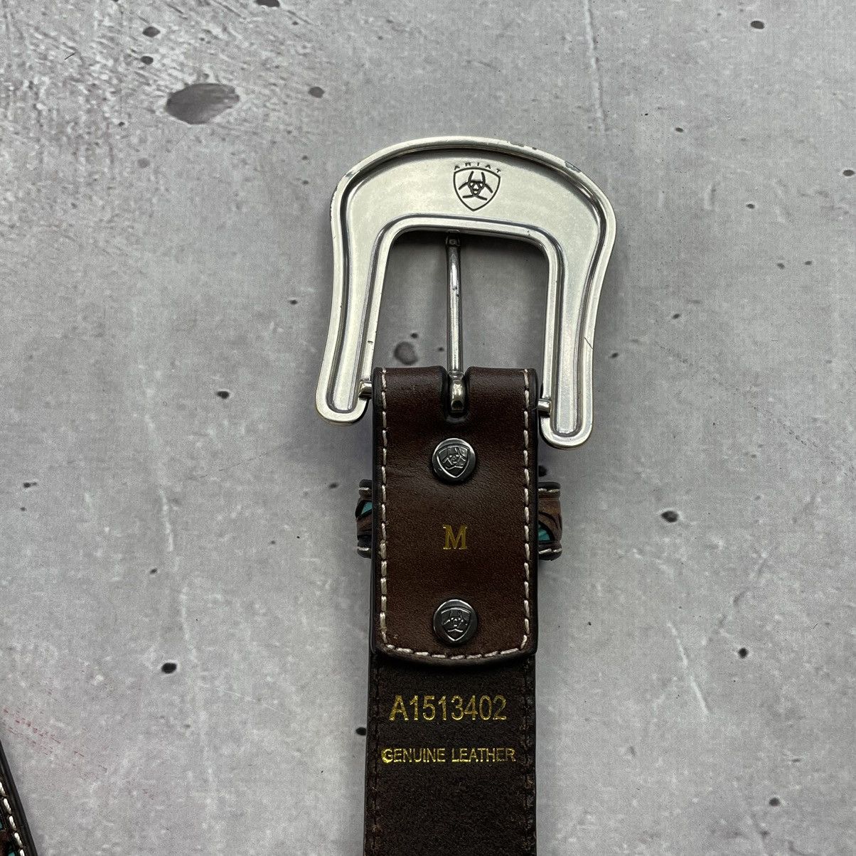 Ariat × Japanese Brand Hype Ariat brown leather belt style hysteric glamour y2k Size ONE SIZE - 6 Thumbnail
