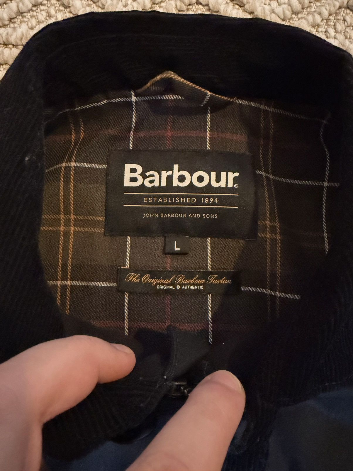 Barbour Barbour Hanger Deck Waxed Jacket - Black - Large Size US L / EU 52-54 / 3 - 4 Thumbnail