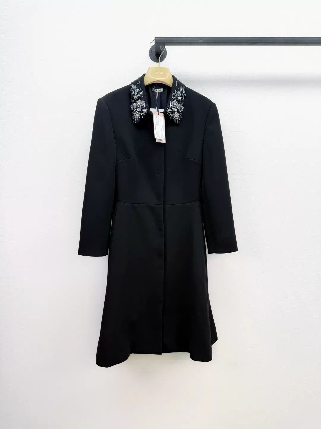 Miu Miu Miumiu New Full Rhinestone Coat Size XS / US 0-2 / IT 36-38 - 1 Thumbnail