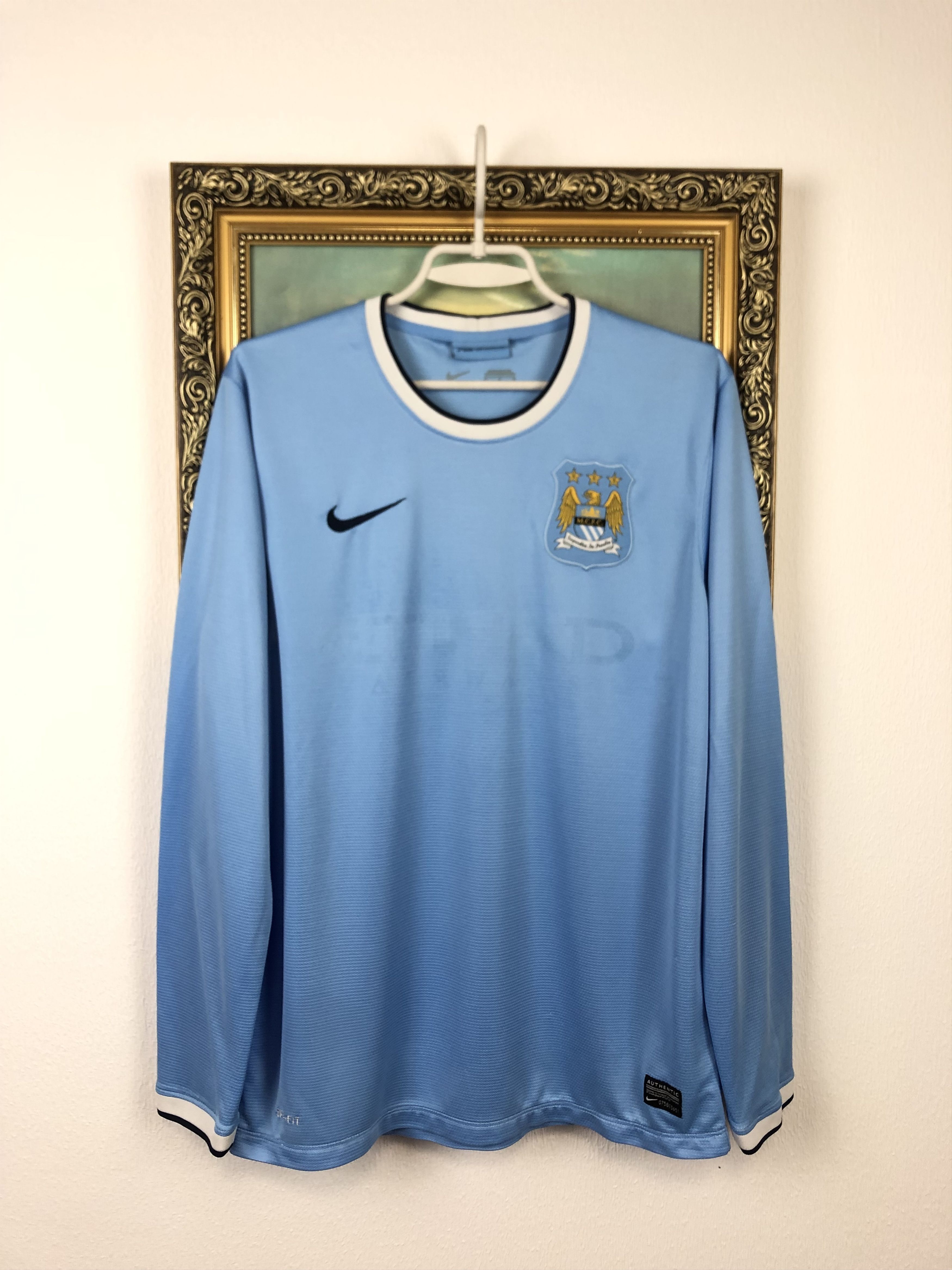 Nike Manchester City football shirt 2013 Soccer Nike Rare Hype Size US M / EU 48-50 / 2 - 1 Thumbnail