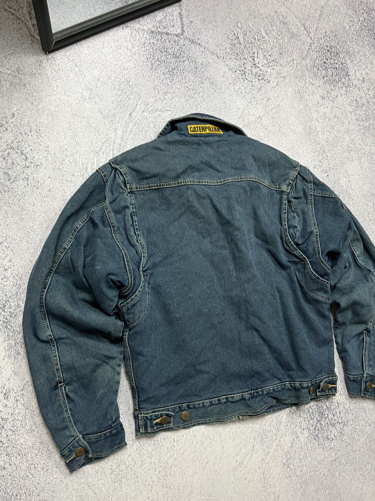 Caterpillar Vintage 90’s Cat Active Plaid Work Jacket Denim Caterpillar Size US S / EU 44-46 / 1 - 14 Thumbnail