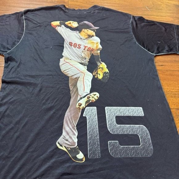MLB NEW THREE60 DUSTIN PEDROIA MLB AOP BLACK T-SHIRT SZ MEDIUM M Size US M / EU 48-50 / 2 - 4 Thumbnail