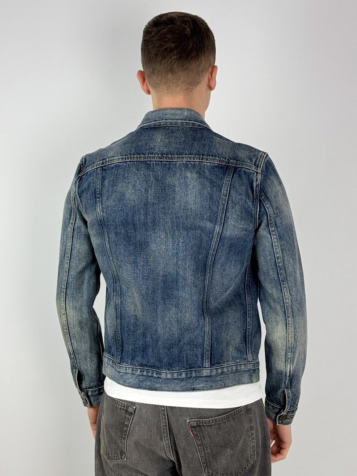 Allsaints AllSaints Japanese Fabric Bloomsbury Denim Selvage Jacket Size US S / EU 44-46 / 1 - 3 Thumbnail