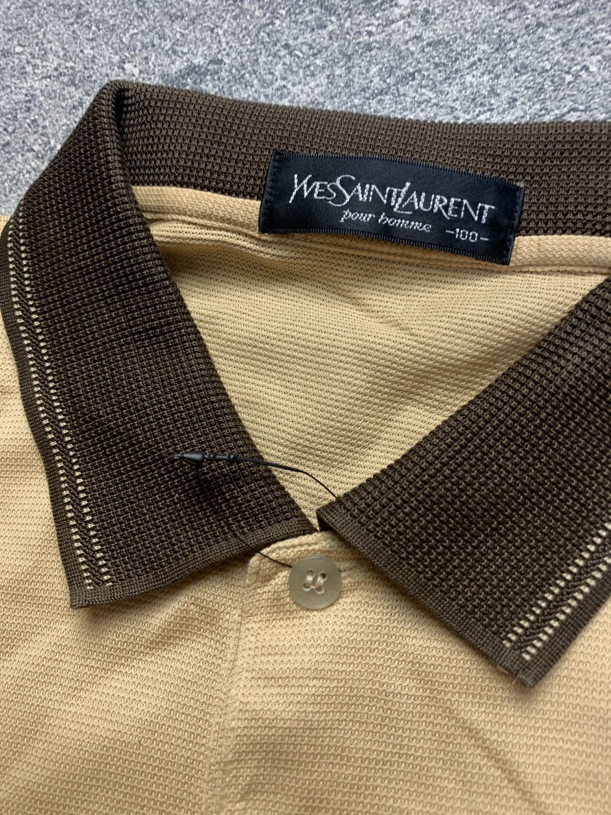 Yves Saint Laurent 🐍 SOLD 🐍Yves Saint Laurent Long Sleeve Polos Size US L / EU 52-54 / 3 - 3 Thumbnail